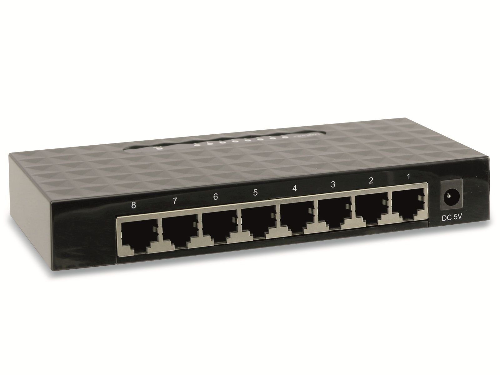 LOGILINK LogiLink NS0106, Gigabit Netzwerk-Switch Netzwerk-Switch 8-port