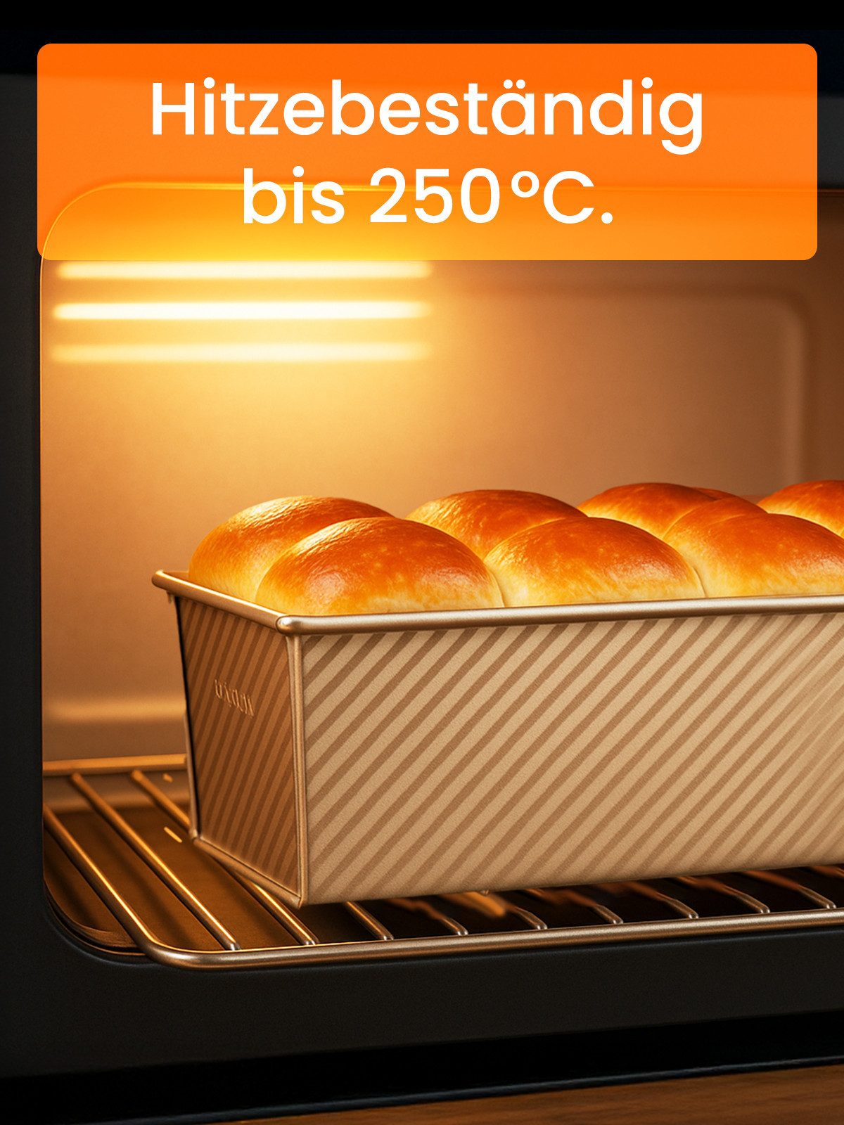 Youyijia Brotbackform Brotbackform mit Deckel Extra Hohe Toastbrot Backform