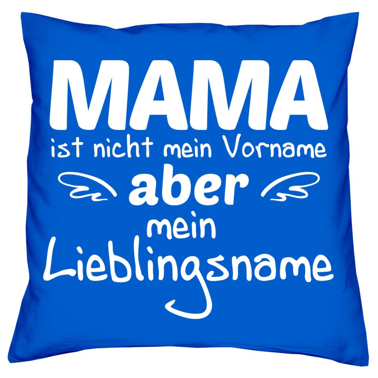 royal-blau Socken Kissen Sprüche Lieblingsname Muttertag & Geburtstag Dekokissen Geschenke Mama Sleep, Soreso® Weihnachten