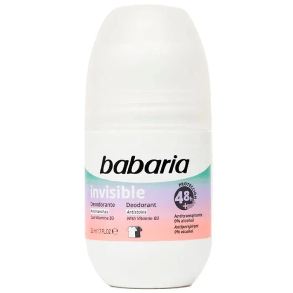 babaria Deo-Roller Invisible Deodorant Roll On 50ml