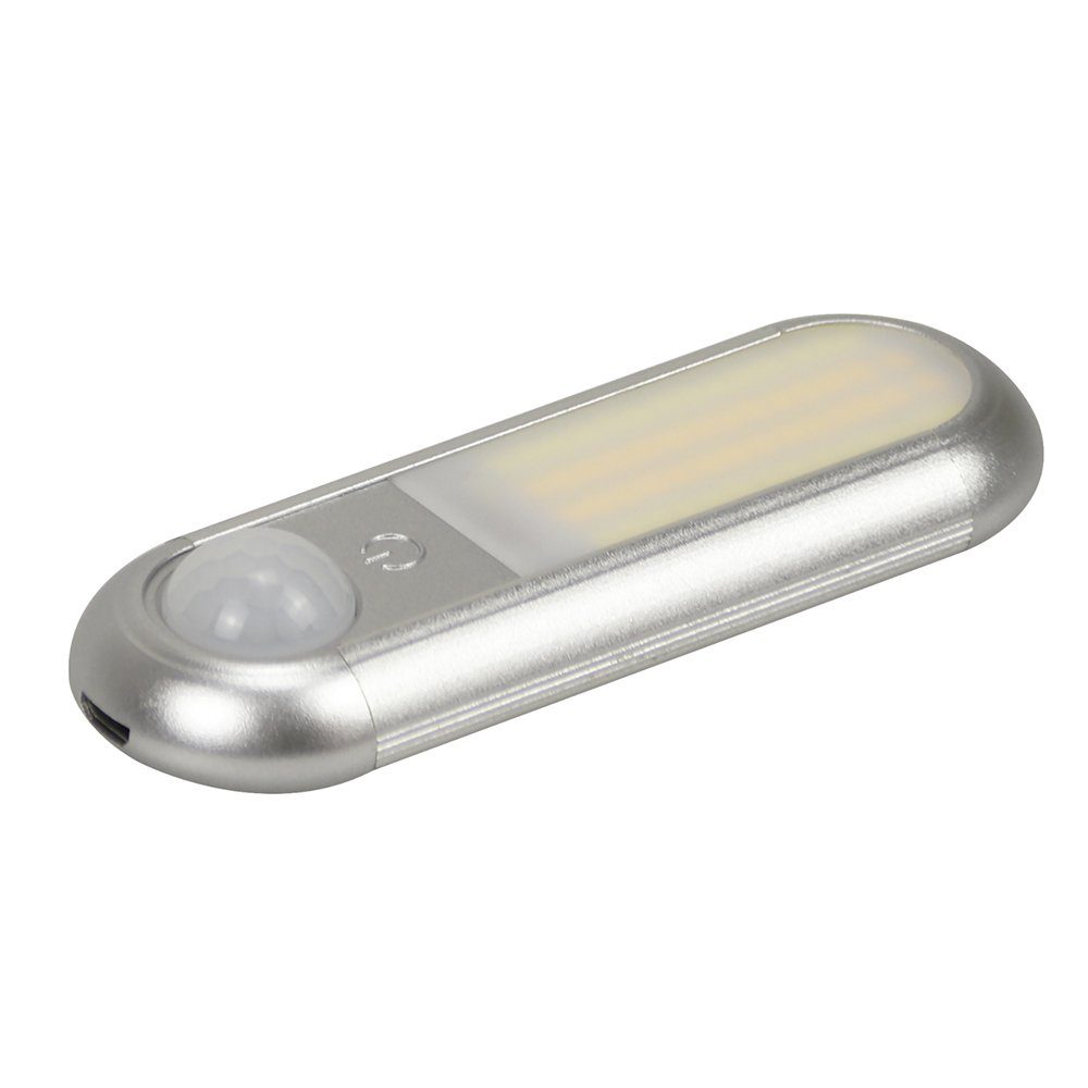 Sunicol LED Unterbauleuchte Küchen-Schrank-Leuchte, Naturweiß, Lampe, Bewegungsaktiviert, Lichtleiste Wiederaufladbar, Warmweiß, 3 Bewegungssensor, Kaltweiß, LED Farbe