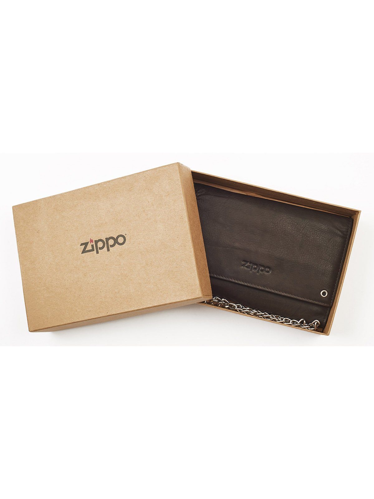 Brieftasche Geldbörse mocca, Kreditkartenfächer Zippo