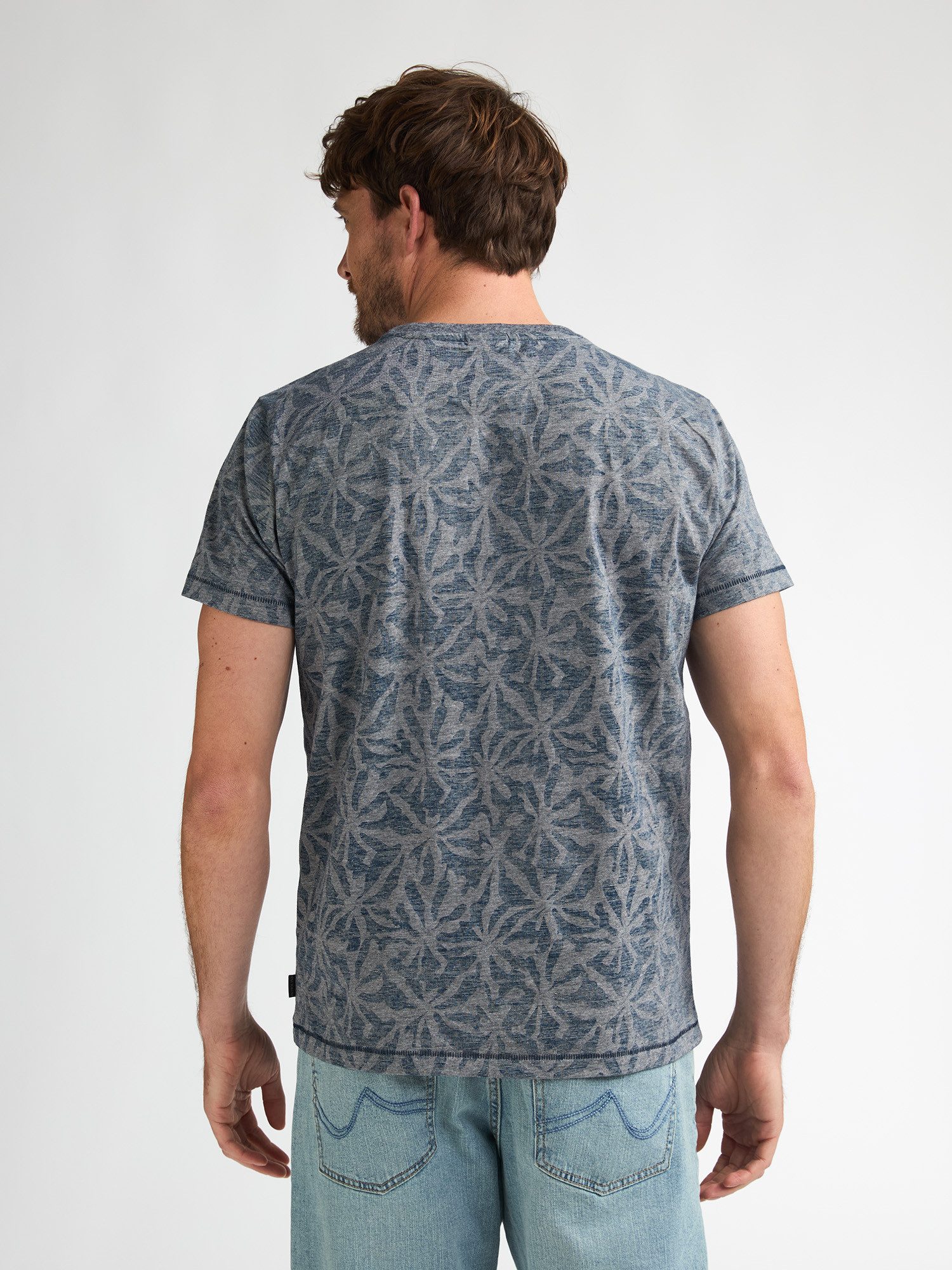 Petrol Industries T-Shirt Cromo mit Allover-Print