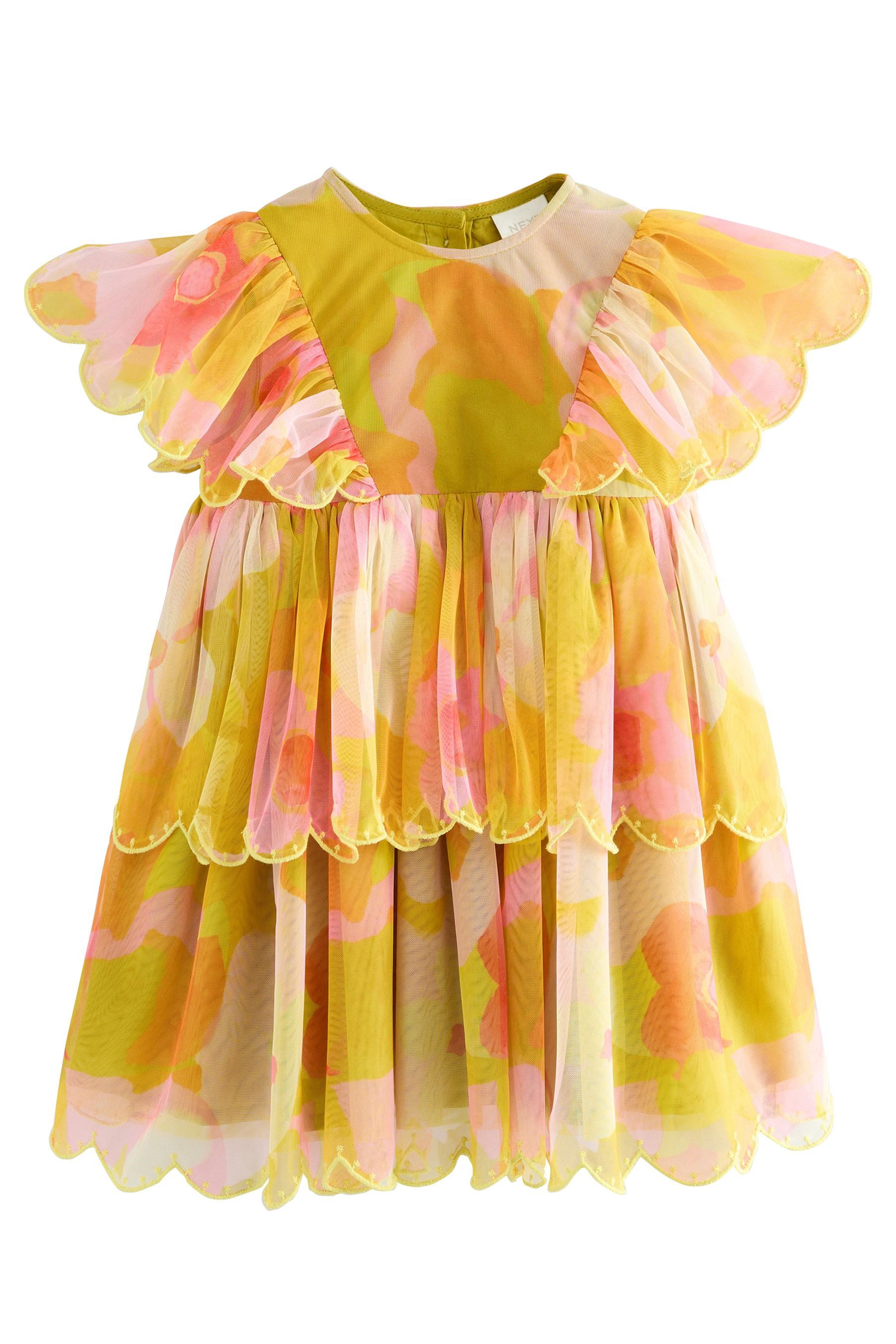 Next Jerseykleid Mesh-Partykleid mit Bogenkante (1-tlg) günstig online kaufen