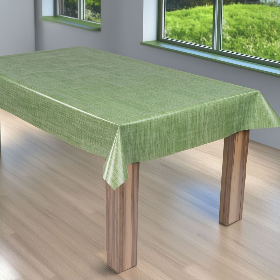 laro Tischdecke Wachstuch-Tischdecke Wachstischdecke Gartentischdecke Leinenoptik – Bild 3 von 5