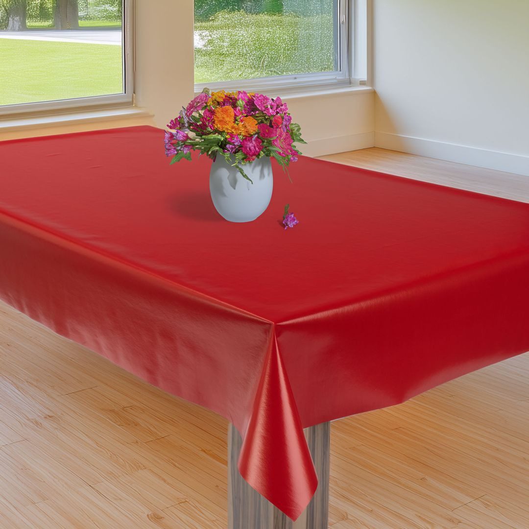 laro Tischdecke Wachstuchtischdecke Uni Style PVC Eckig – Bild 4 von 5