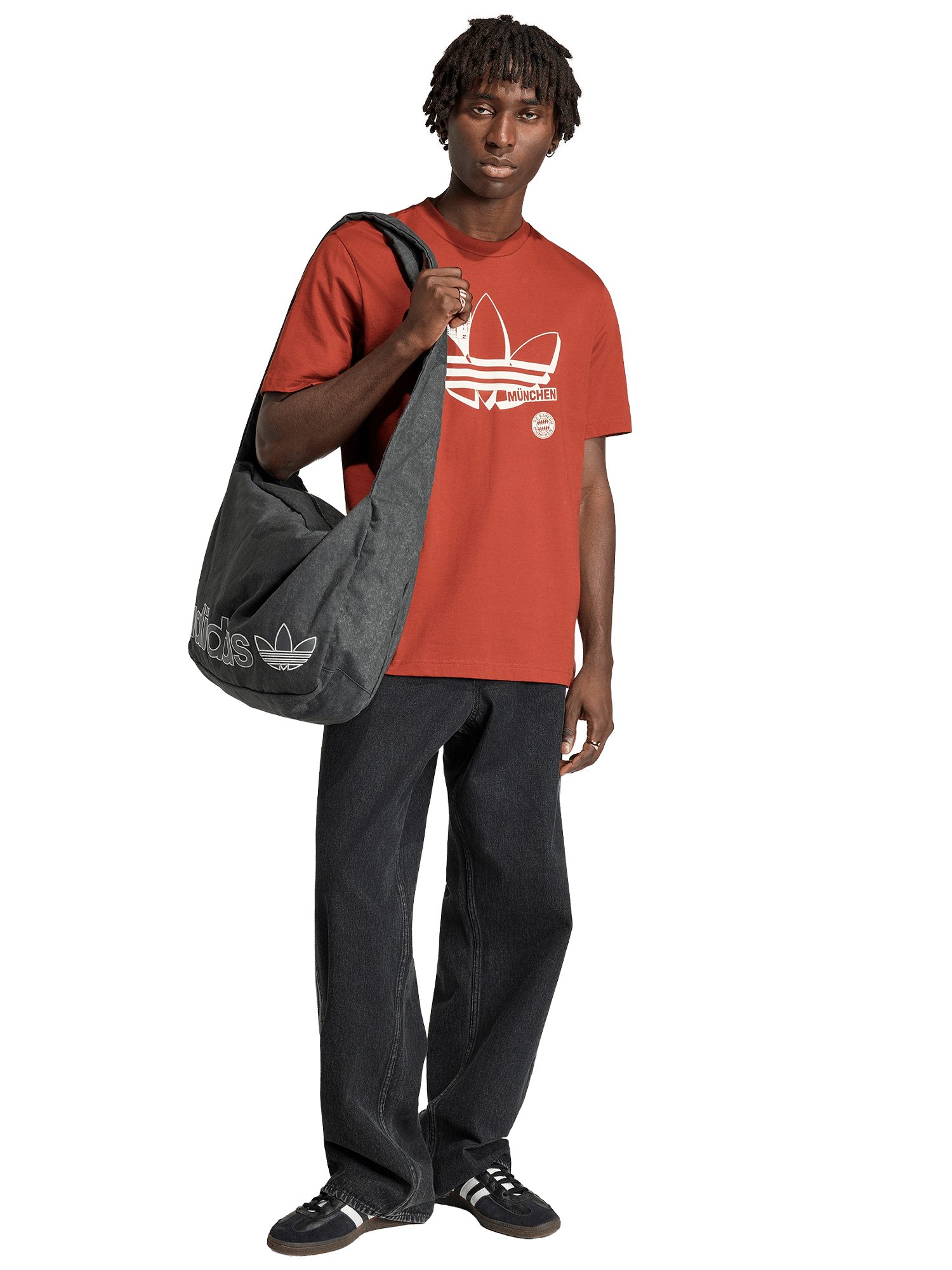 adidas Performance T-Shirt FC Bayern München, T-Shirt Graphic München, Herren, Bordeaux