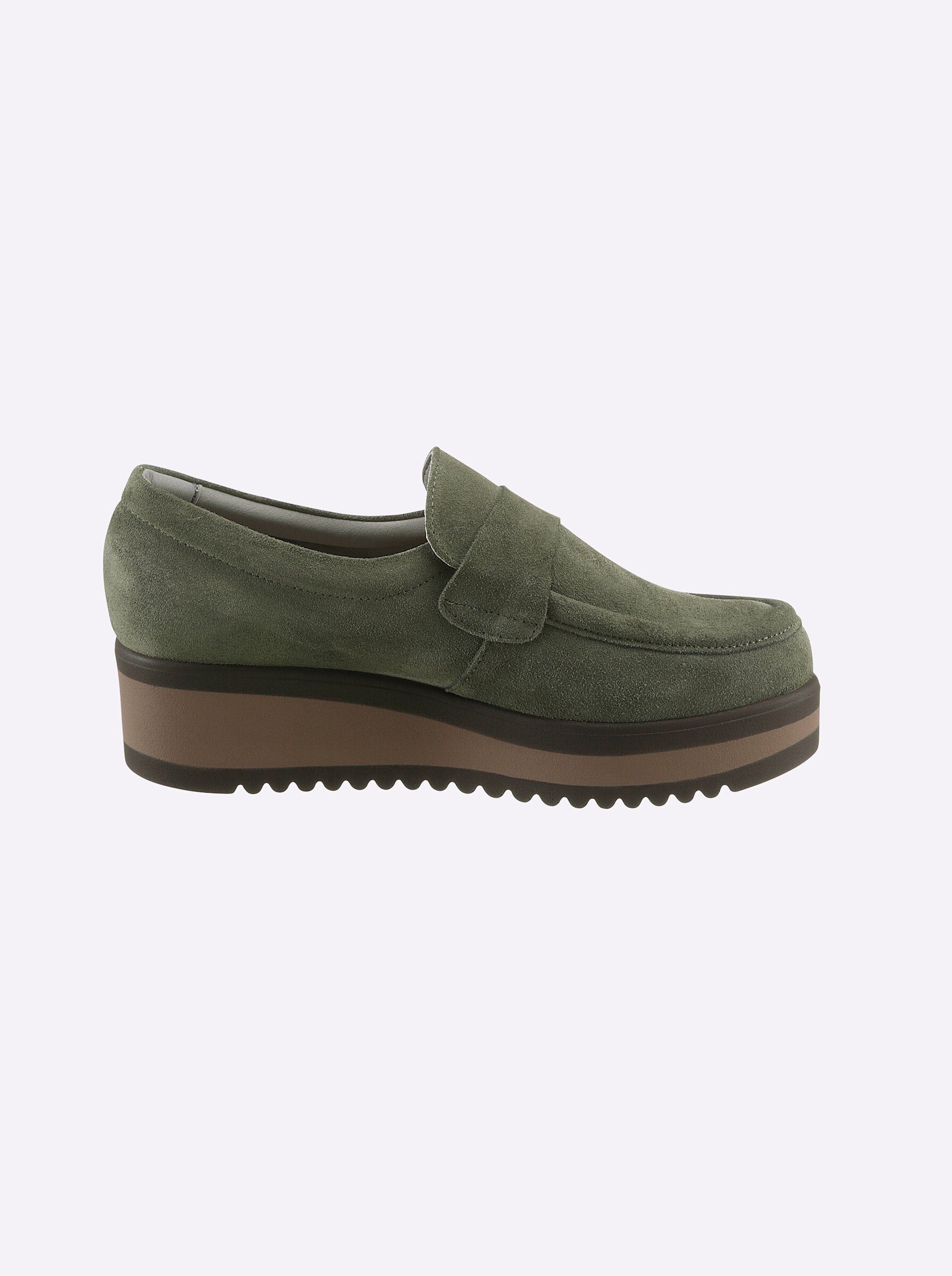 Slipper khaki heine