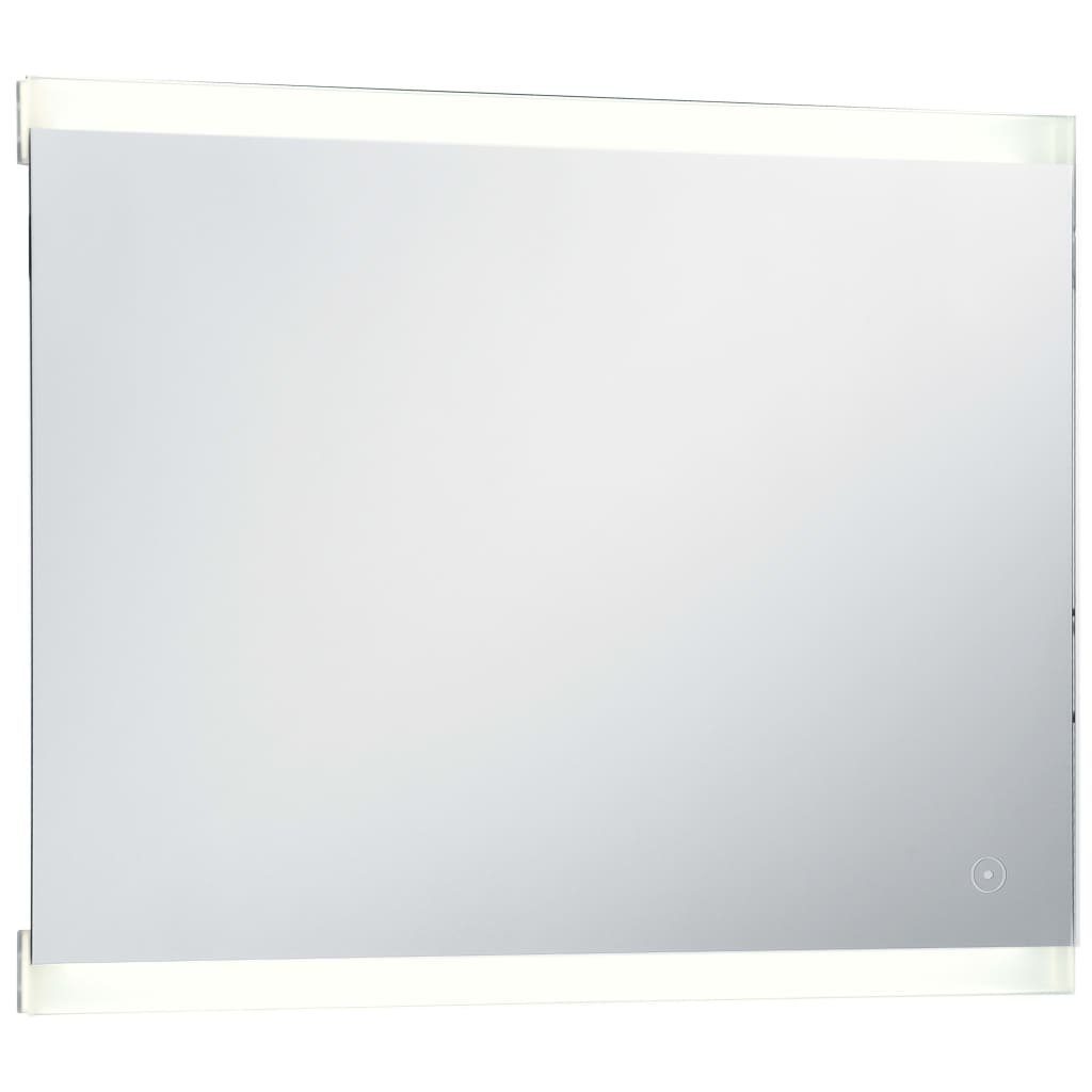 Berührungssensor mit cm 80x60 Wandspiegel furnicato LED-Badspiegel