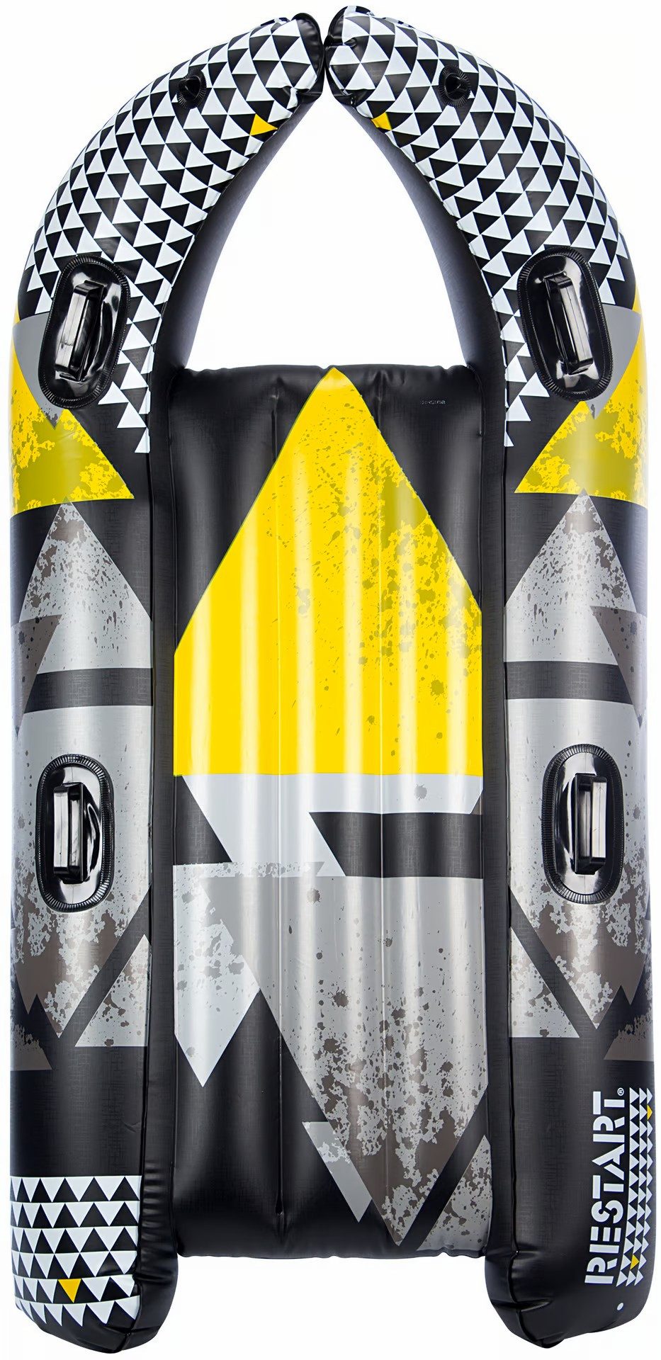 Schlitten RESTART Downhill Racer - Schlitten Bob aufblasbarer Schneereifen