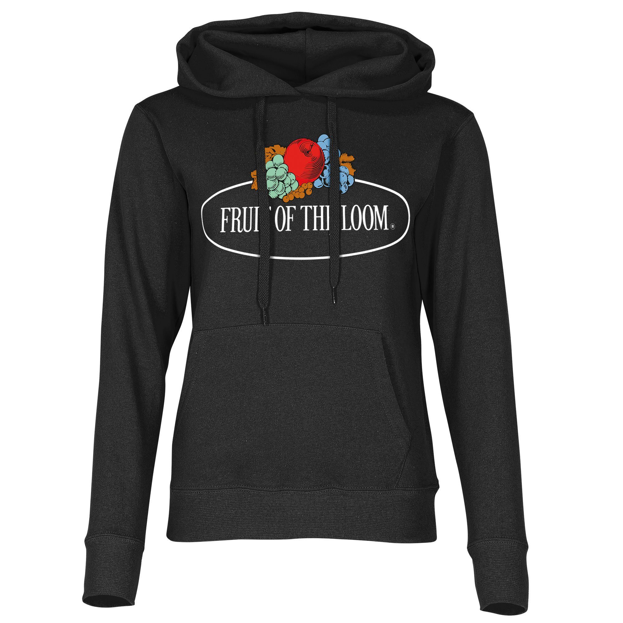 Fruit of the Loom Kapuzensweatshirt Damen Kapuzenpullover mit Vintage-Logo günstig online kaufen