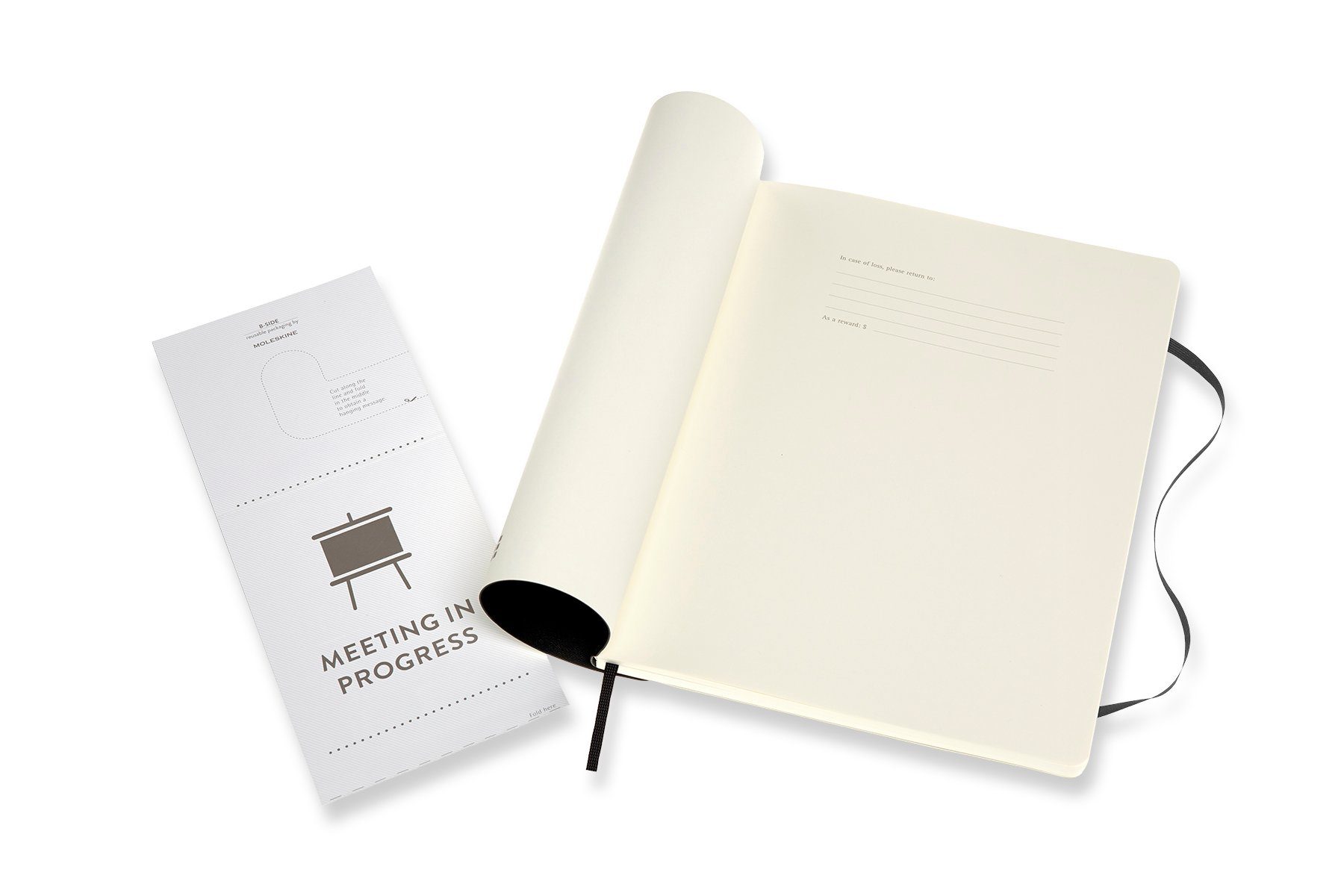 Weicher Schwarz Einband MOLESKINE Soft - - (19x25) XL - - Cover Notizbuch, Professionel