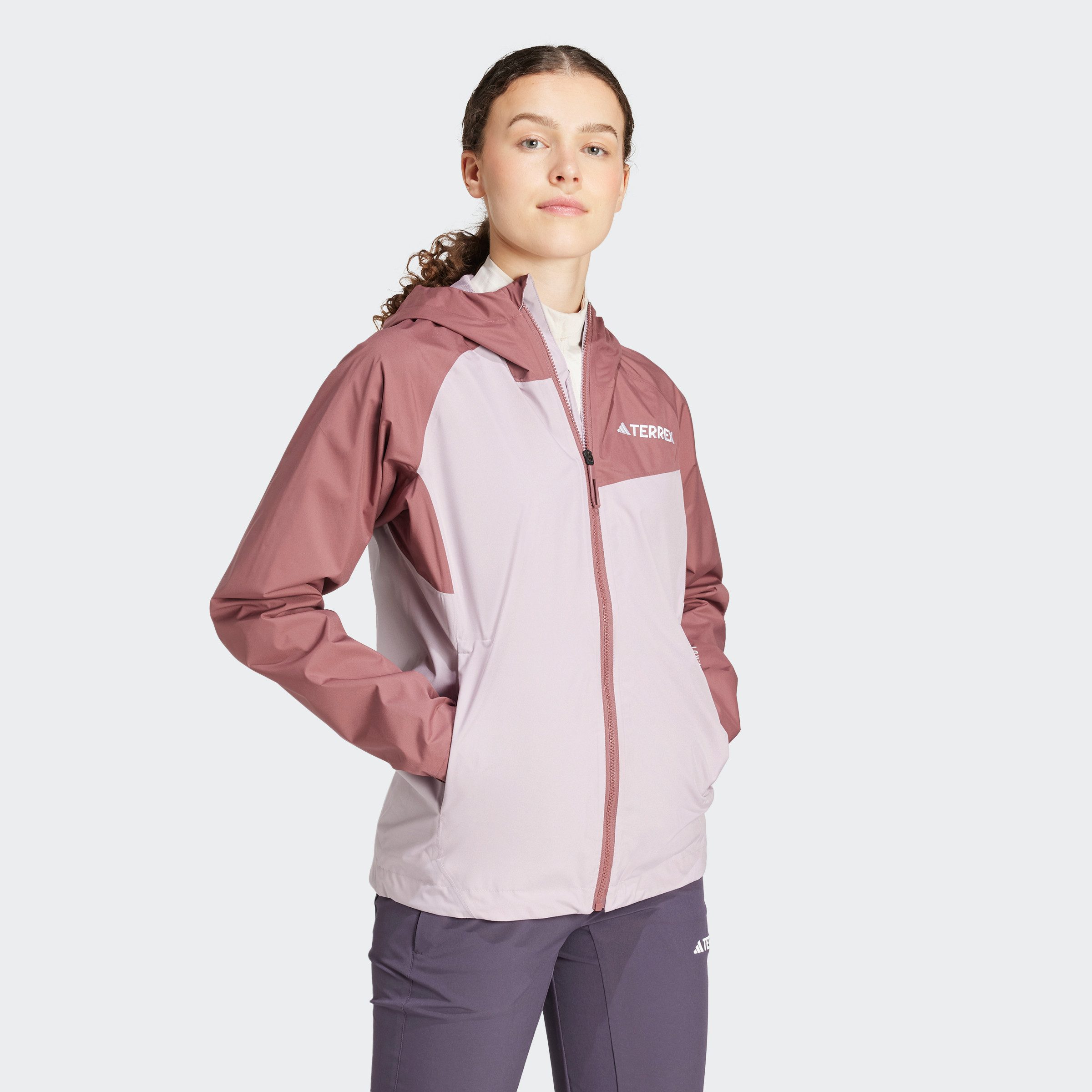 Adidas jacke grau neon orange sales