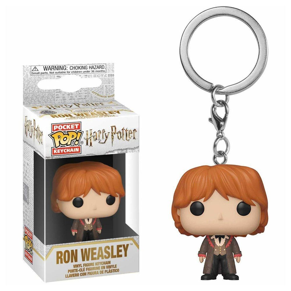 - Pocket Funko Ball) Ron Potter Weasley Schlüsselanhänger (Yule POP! Harry