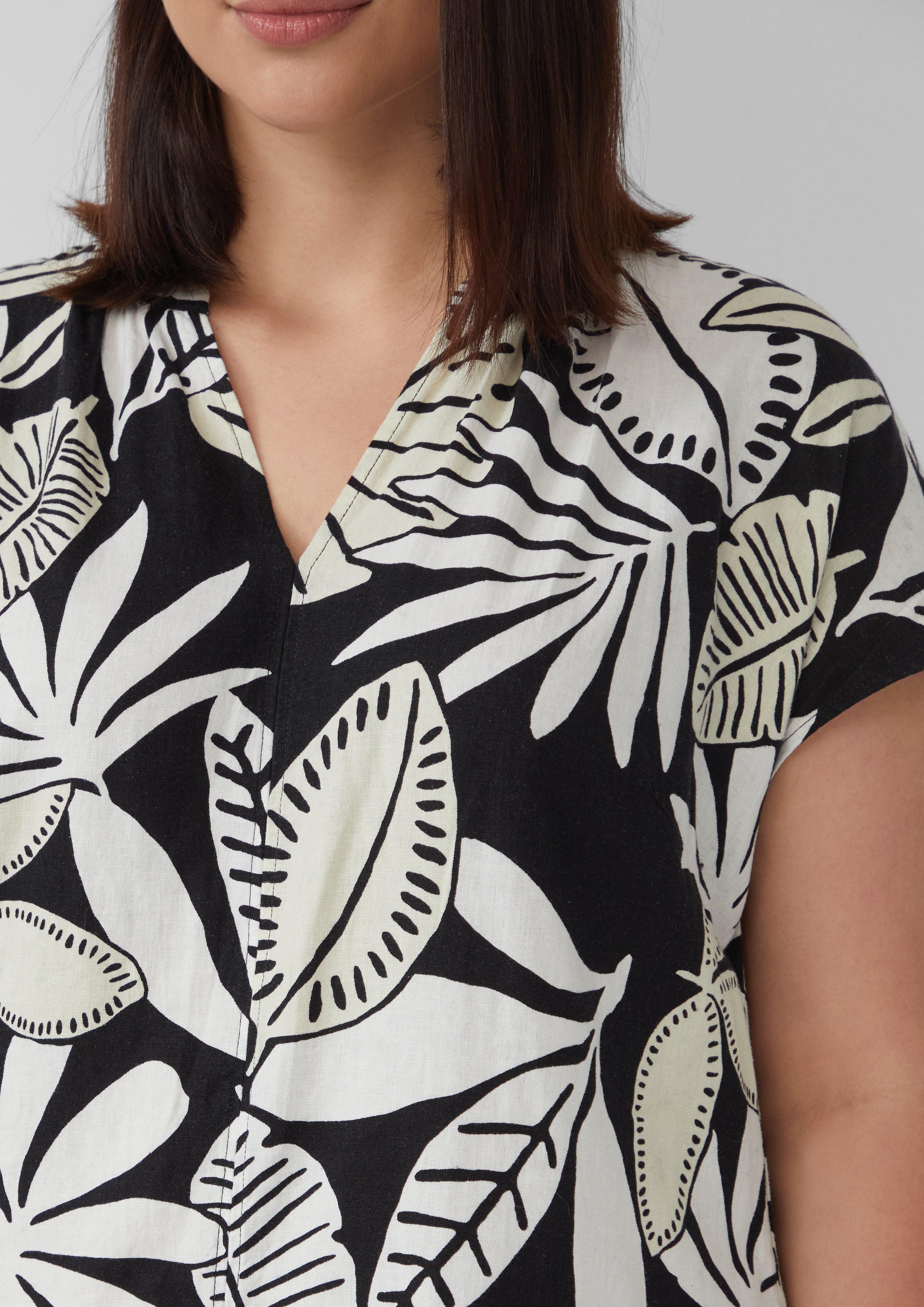 s.Oliver Blusenkleid Blusenkleid aus Leinenmix mit günstig online kaufen