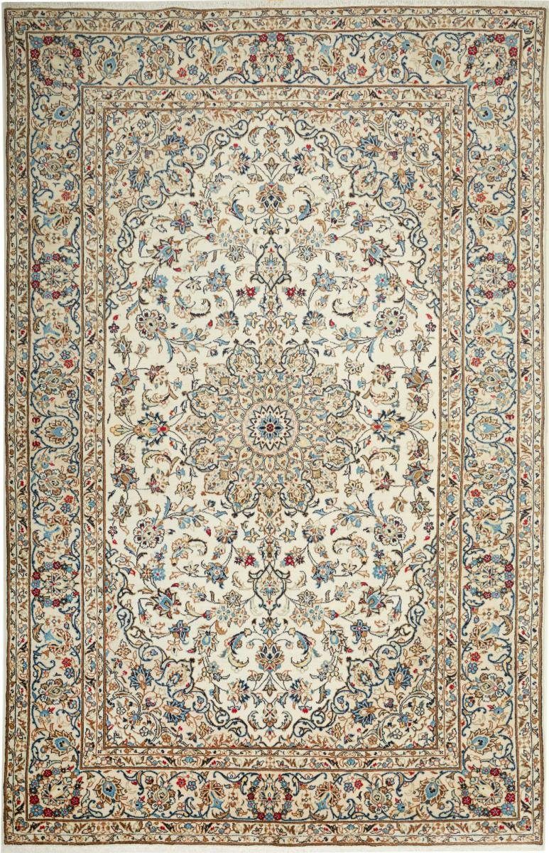 Orientteppich Keshan 193x300 Handgeknüpfter Orientteppich mm rechteckig, Höhe: Trading, 12 Nain / Perserteppich