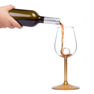 Thumbs Up Weinglas Design Weinglas "Aerating Vino Glass", Glas, Dekantier-Ball