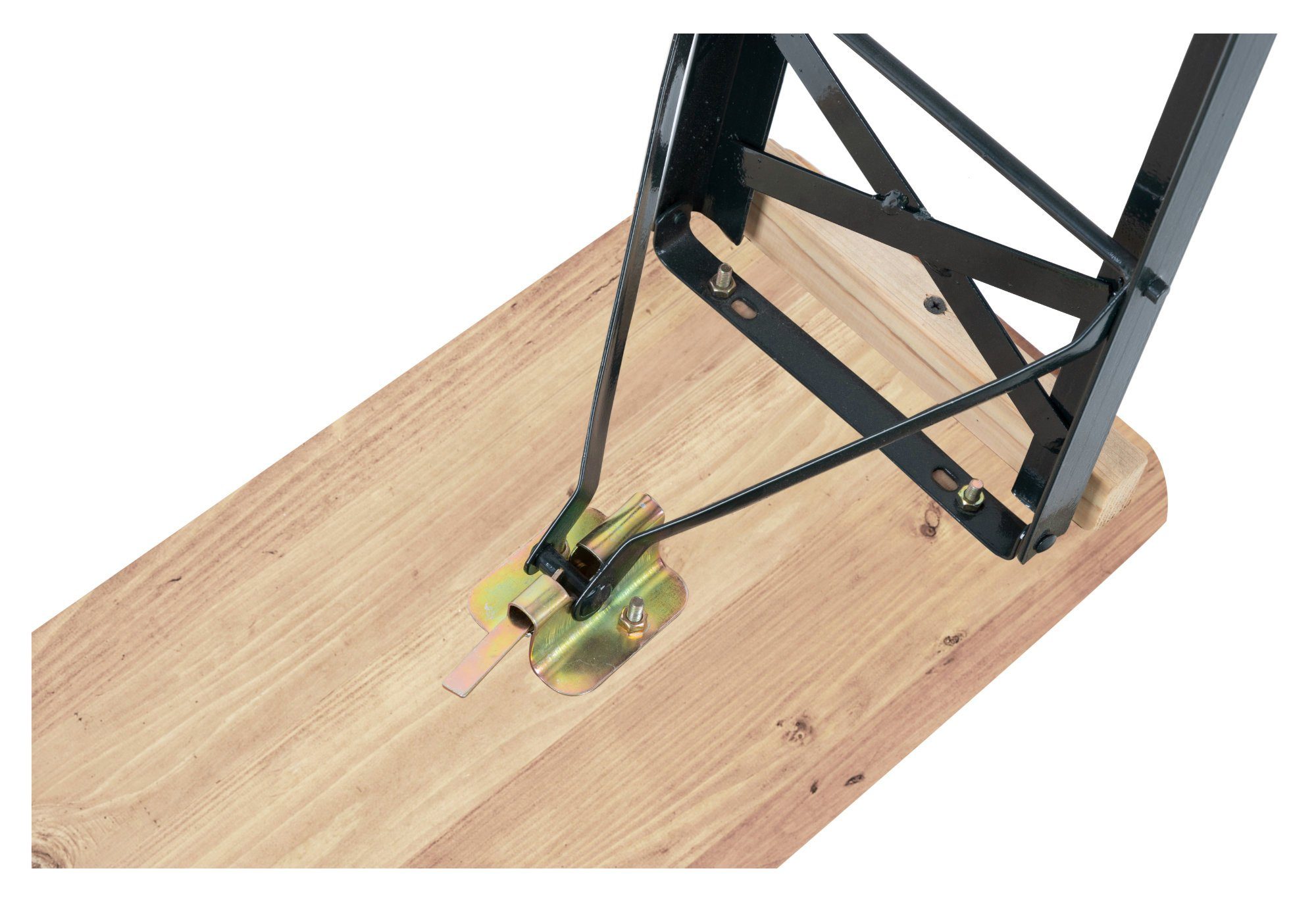 Stagecaptain Sitzbank "Hirschgarten" kurze Bierzeltbank 117 cm (1-St), Gartensitzbank, Campingbank, Gartenbank zusammenklappbar – Bild 4 von 5