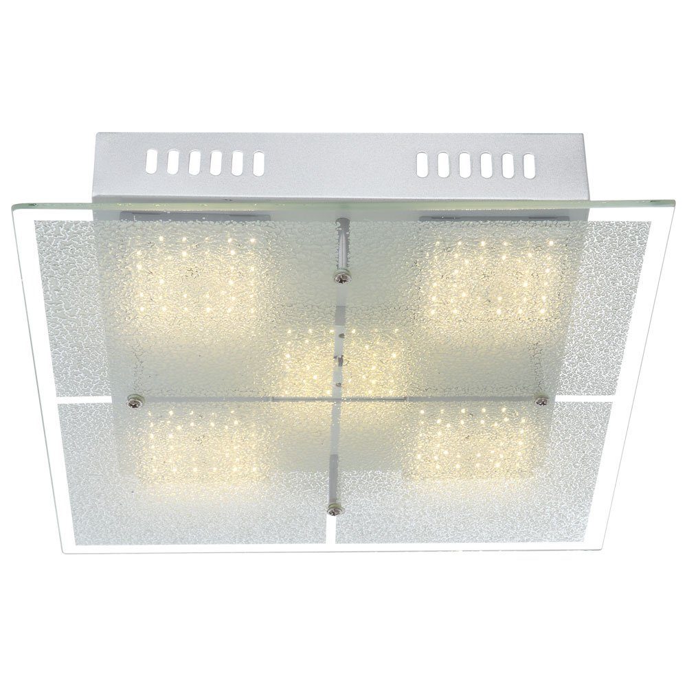 Globo LED Deckenleuchte, LED-Leuchtmittel fest verbaut, Watt LED Warmweiß, Beleuchtung Deckenlampe Deckenleuchte Leuchte 17,5