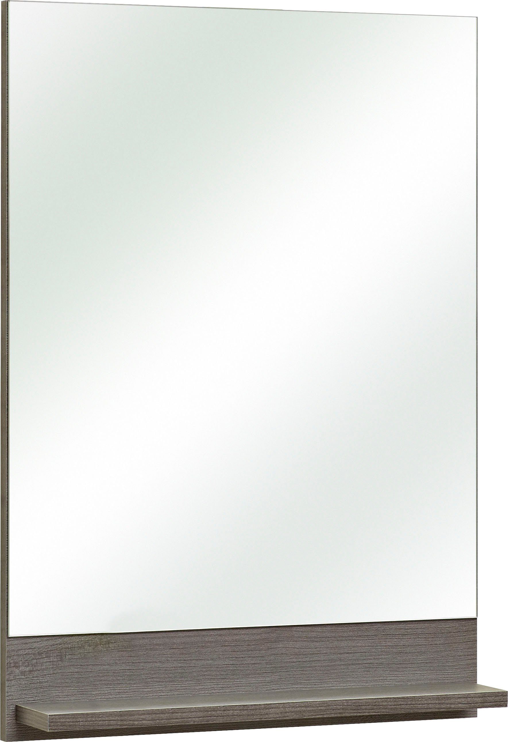 Saphir Badspiegel Quickset Bad Flächenspiegel mit Ablage, 50 cm breit, ohne Beleuchtung, moderner Wandspiegel für Badezimmer, rechteckig, 70 cm hoch – Bild 3 von 5