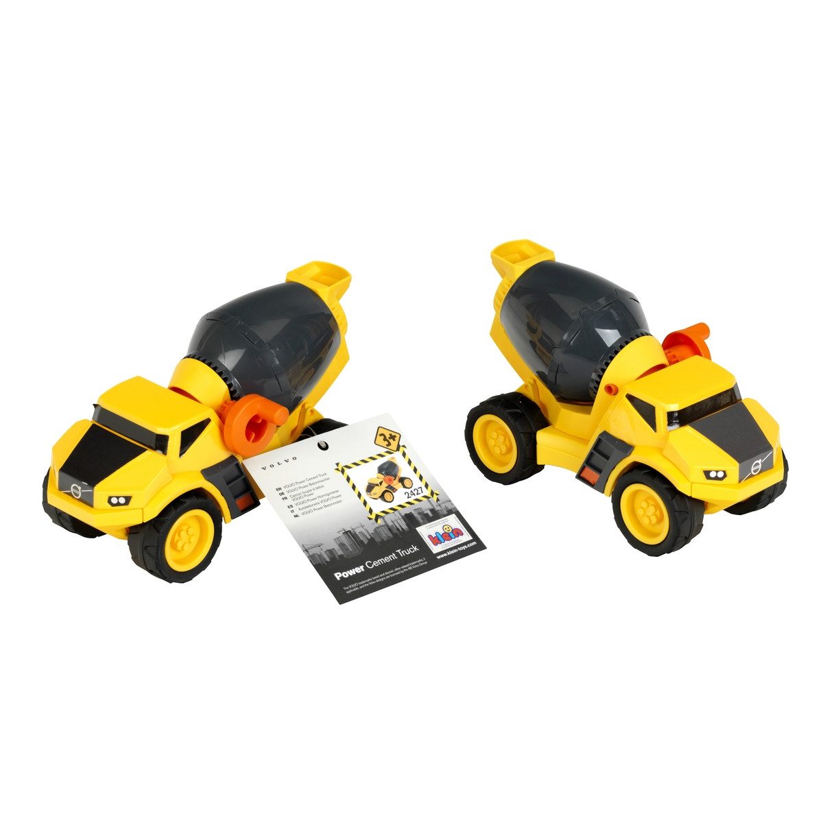 Faber-Castell Spielzeug-Betonmischer Baufahrzeug Volvo Power Betonmischer 1:24 gelb/schwarz