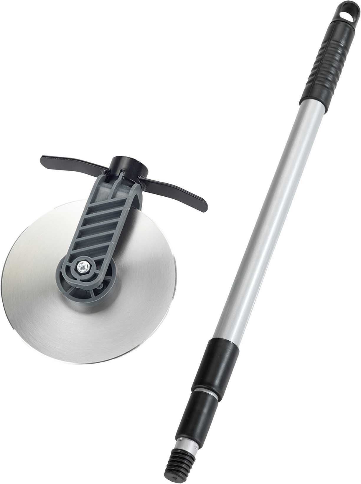 Maximex Kantenschneider Modell Cut, 138 cm Gesamtlänge, Rasenkanten-Roller mit Teleskopstiel, ausziehbar von 56 bis 122 cm