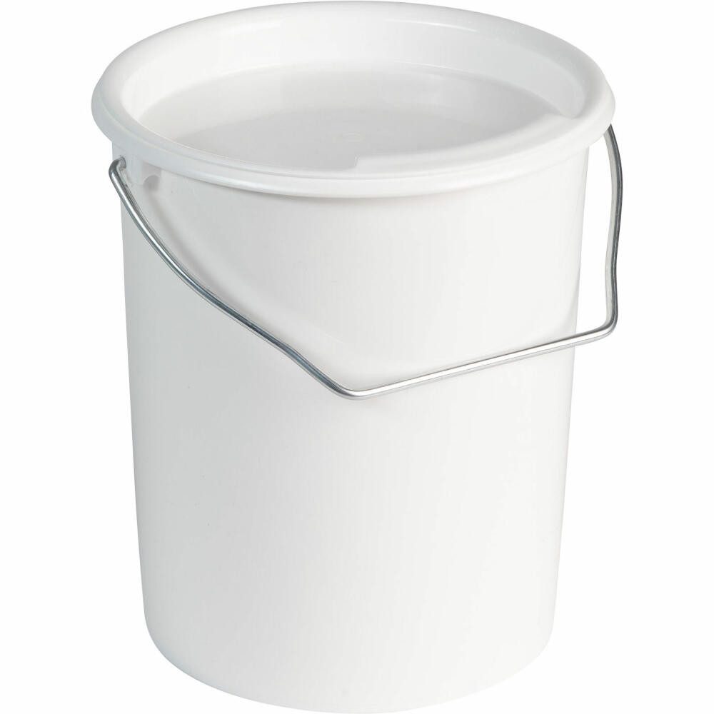 Putzeimer Milch-/Vorrats-/Futtereimer mit Henkel und Deckel, Füllvermögen: 3 L