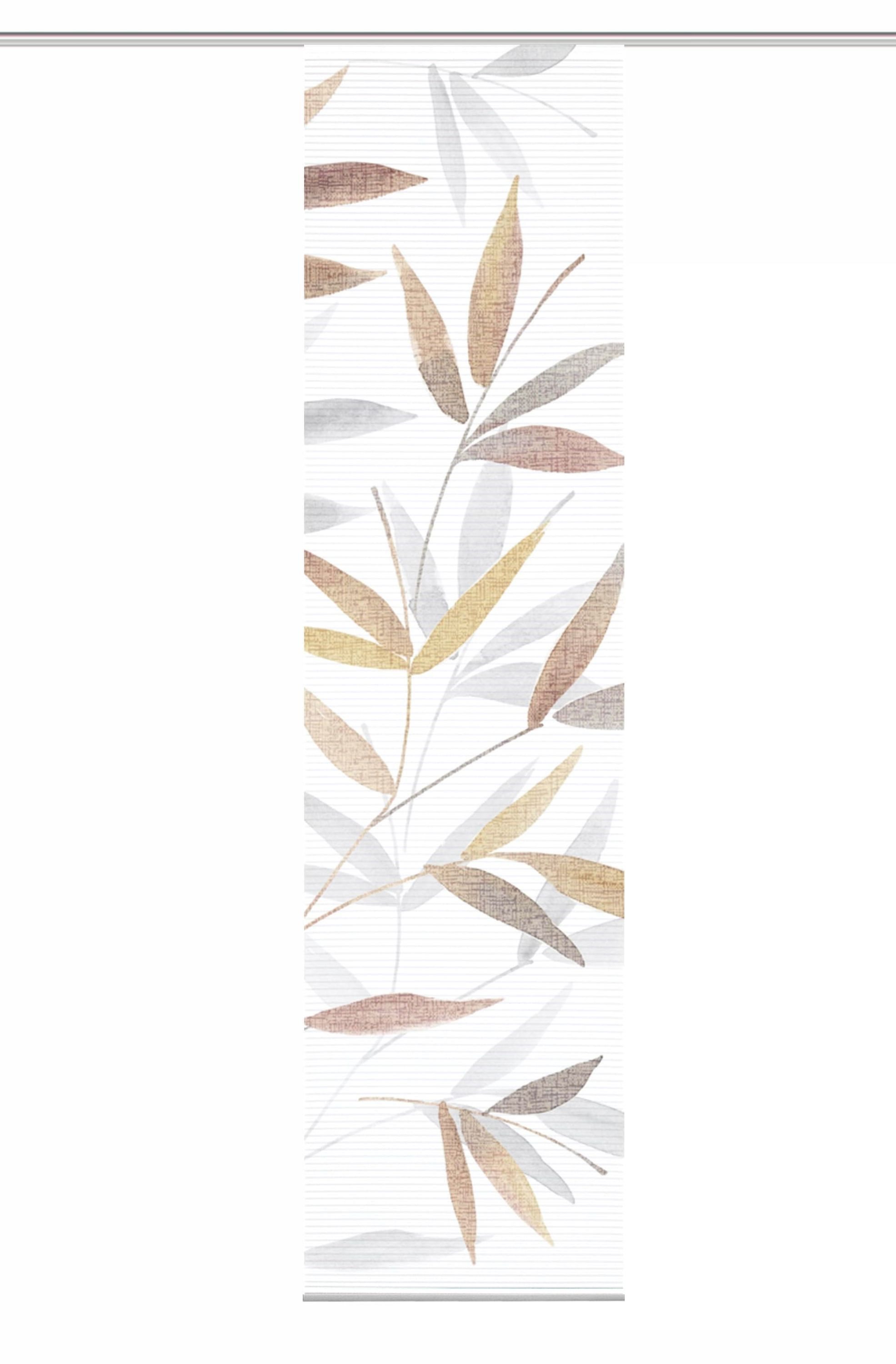 HOME in green Schiebegardine HOME in green RANDOW Schiebegardine recyceltes Polyester, 245x60 cm (1 St), Polyester (recycelt) Polyester