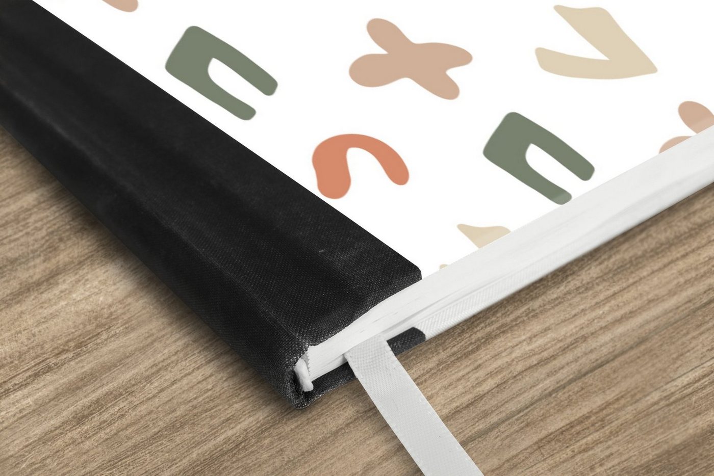 Thumbnail - MuchoWow Notizbuch Hintergrund - Formen - Pastell, Notebook, Notizblock a5, Tagebuch, Journal Liniert