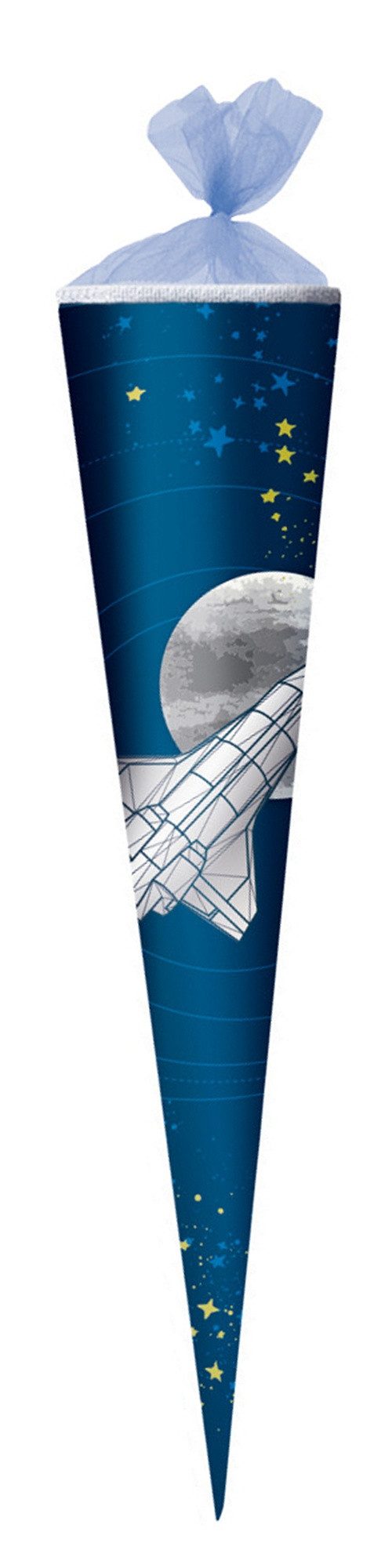 Herlitz Schultüte Herlitz Schultüte / Zuckertüte / 70cm / rund / "Raumschiff"