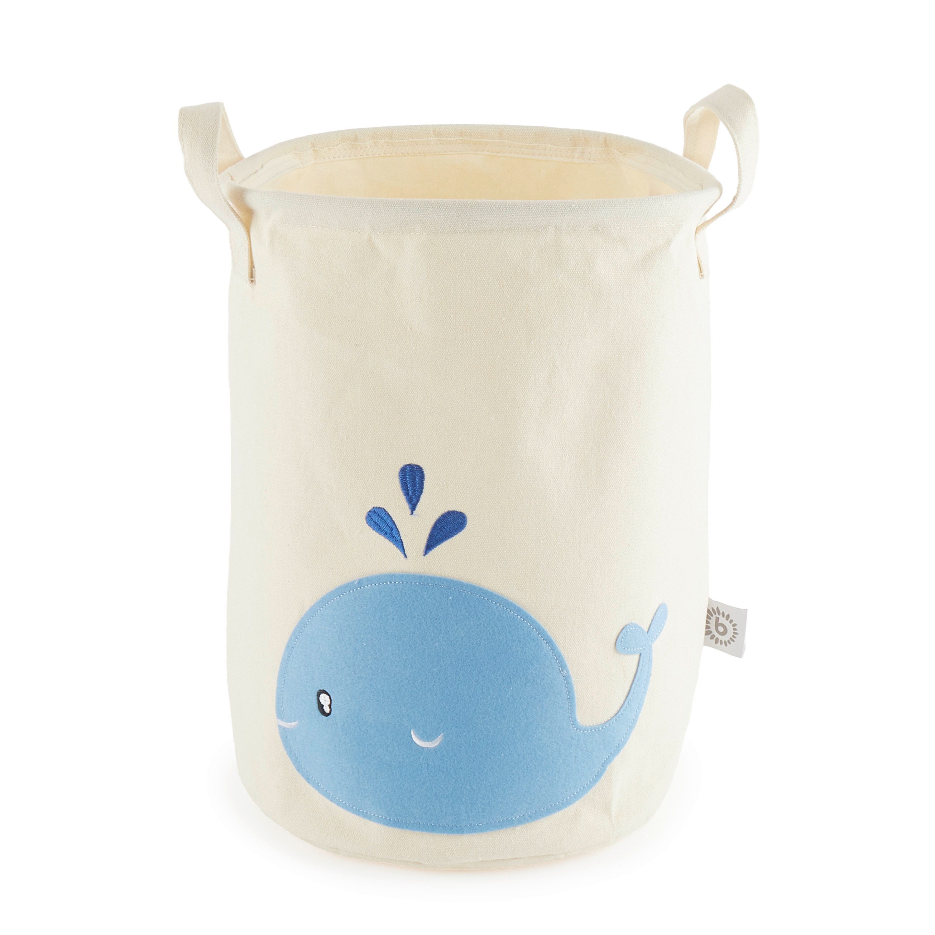 BIECO Wäschetasche Wäschekorb Baby Aufbewahrungskorb Kinder Baumwolle Wasserabweisend