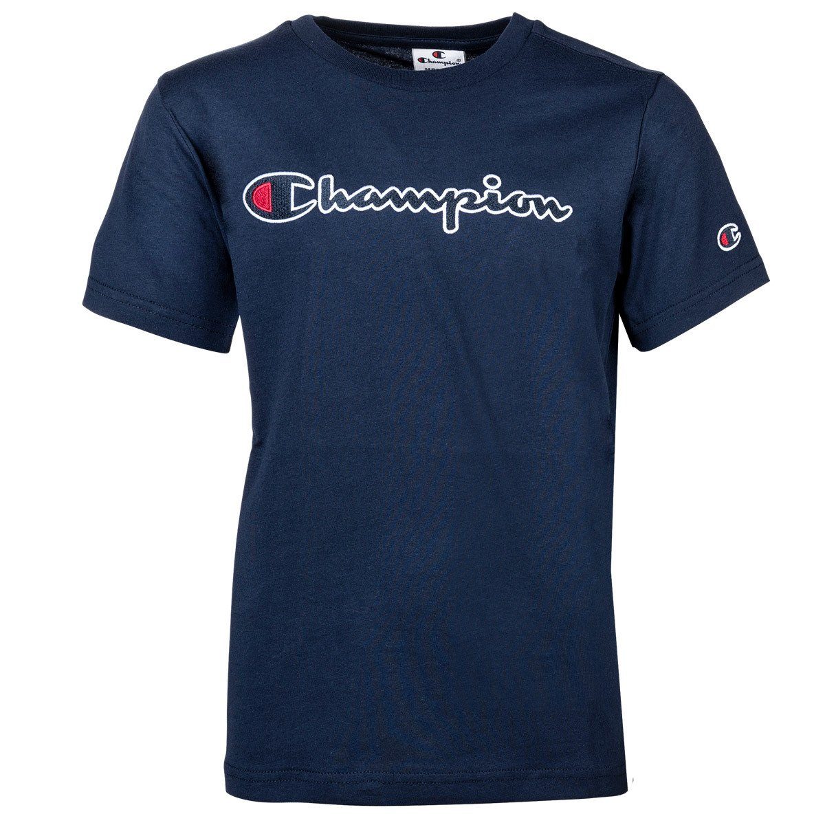 Champion T-Shirt Kinder Unisex T-Shirt - Crewneck, Rundhals Blau