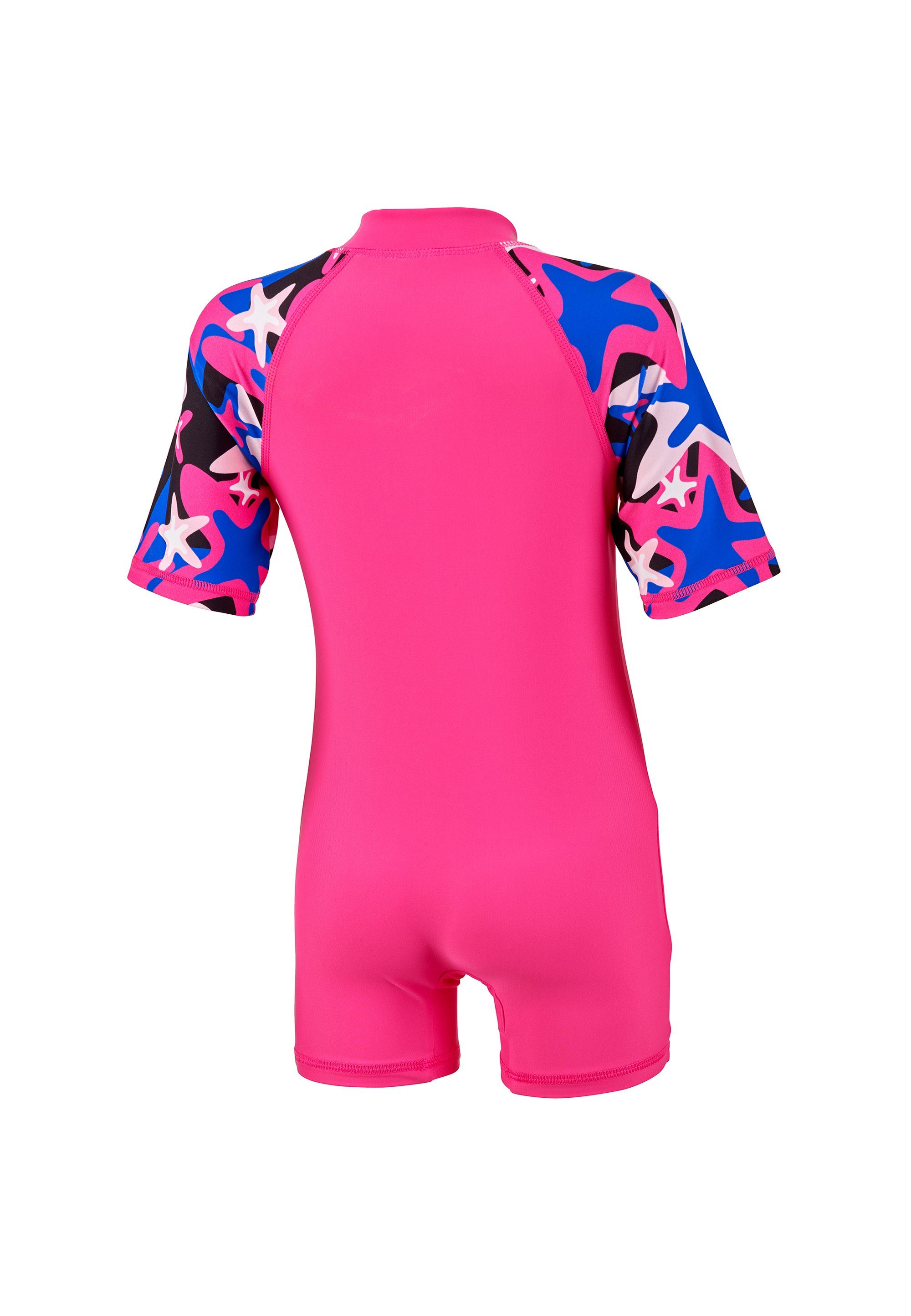Beco Beermann schnell UV50+ Sonnenschutz Einteiler trocknend Badeanzug pink (1-St) ultraweich BECO-SEALIFE® Schutzanzug und perfekter