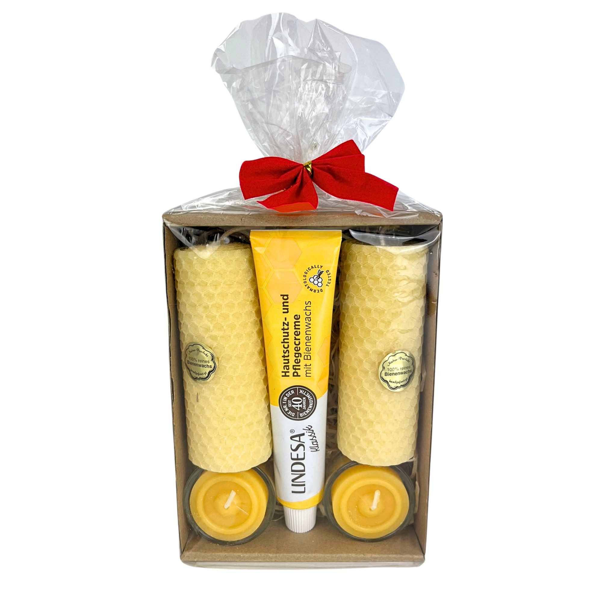 BIENEN SCHMIDT Bienenwachskerze Geschenkkarton mit echten Bienenwachs-Kerze günstig online kaufen