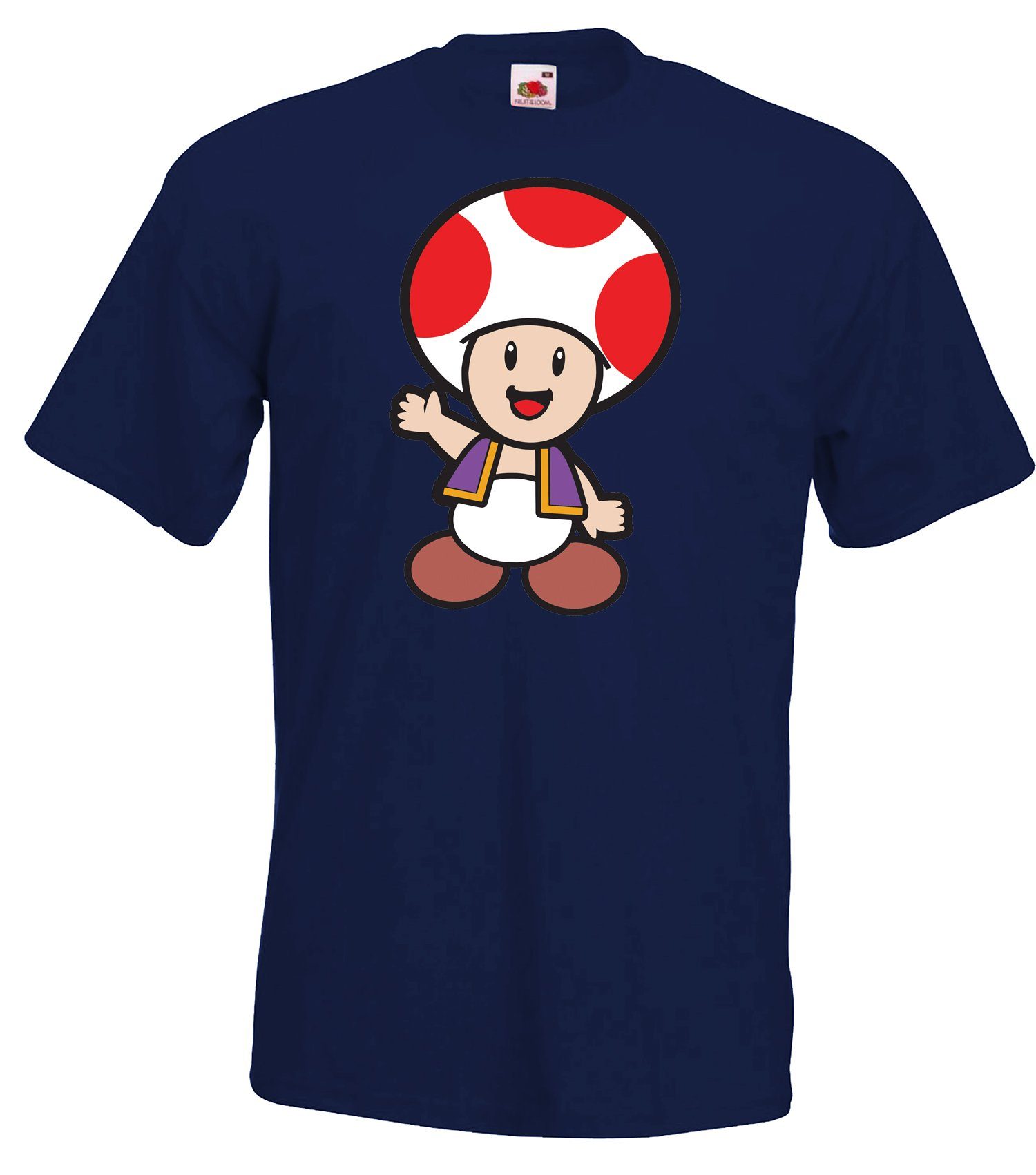 Navyblau Designz Toad mit modischem Motiv Youth T-Shirt T-Shirt Herren