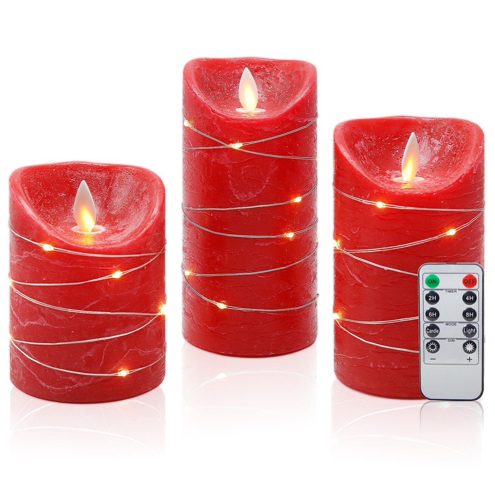 CCLIFE LED-Kerze LED Kerzen 3er 5er günstig online kaufen