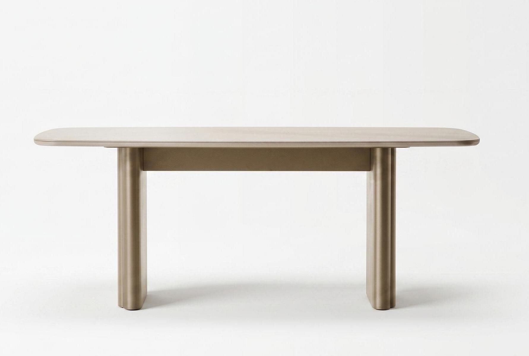 JVmoebel Esstisch Esstisch Beige Elegant Minimalistisch Modern Stil Harmonisch Edel, Made in Europa