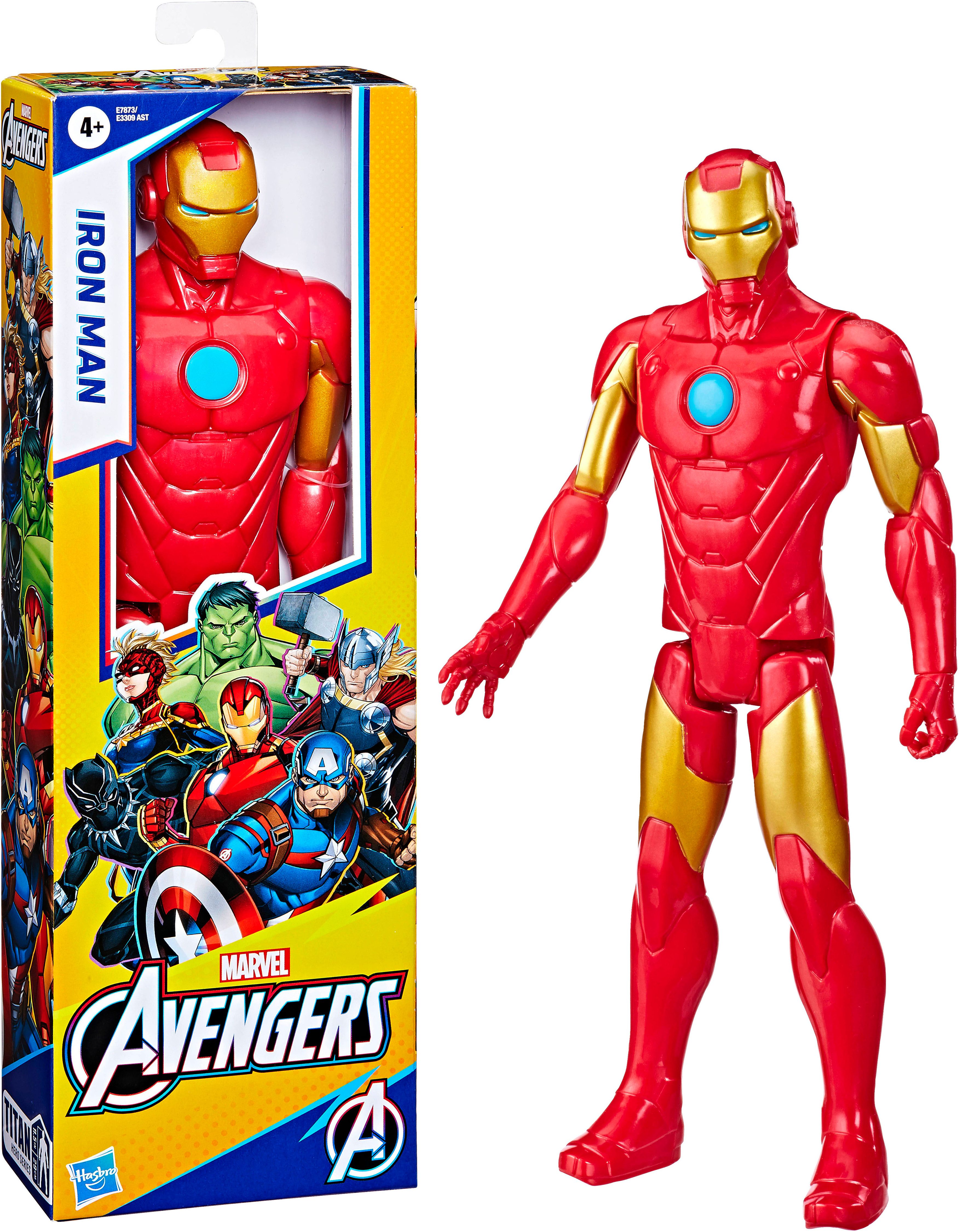 Hasbro Spielfigur Marvel Avengers, Titan Hero Serie, Iron Man