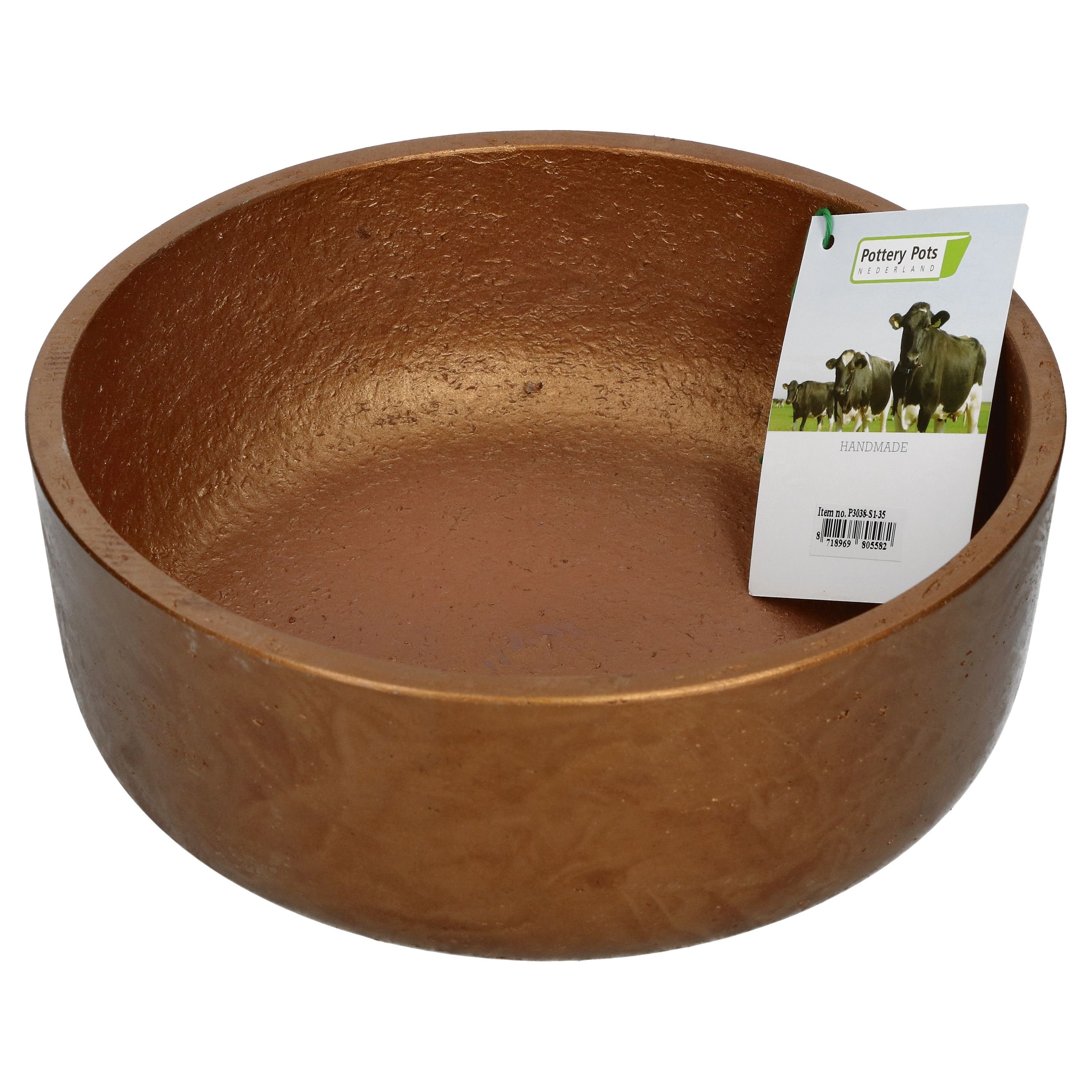 MamboCat Dekoschale Ethan Dekoschale Größe: S Bronze Ø 24 cm