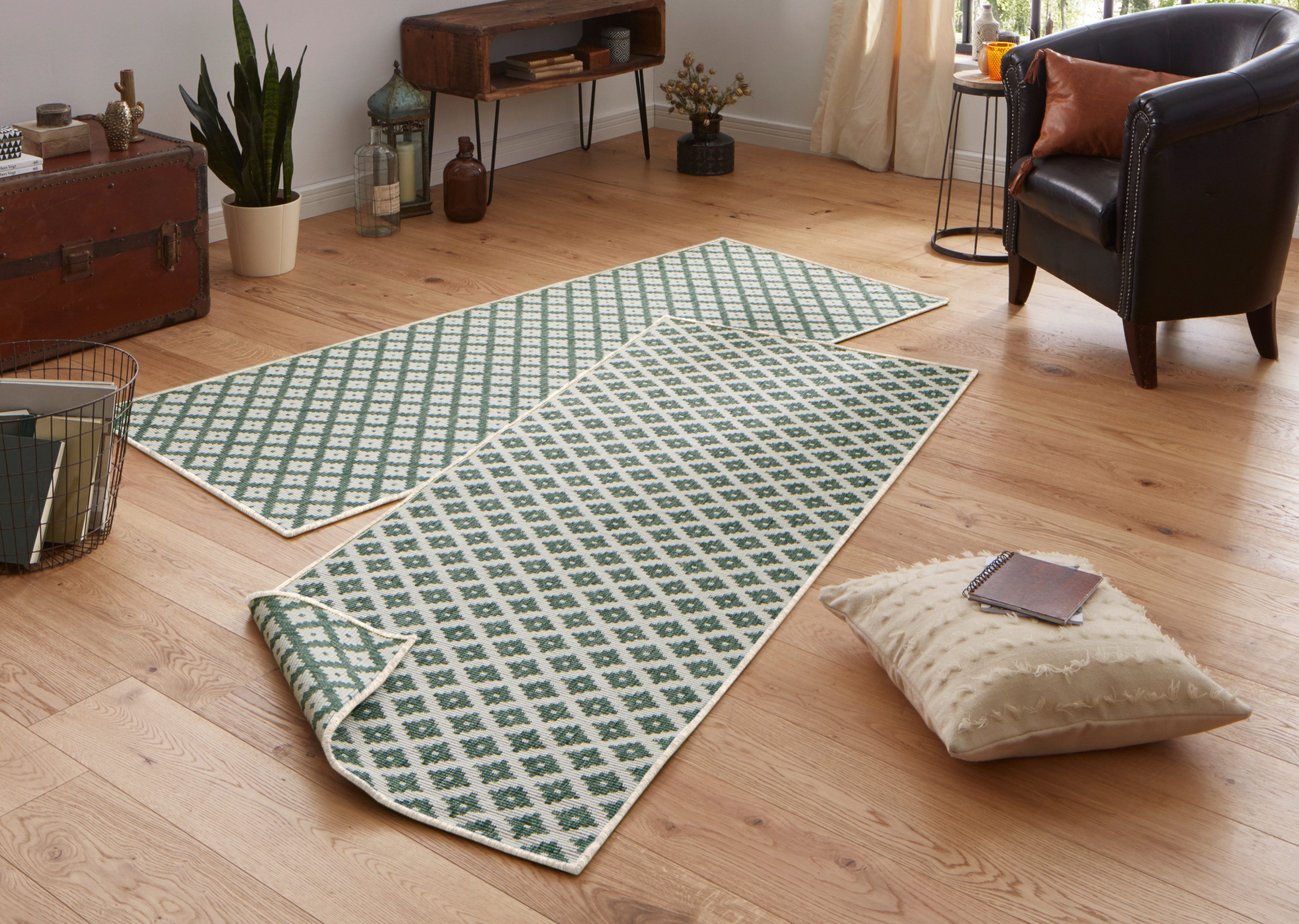 NORTHRUGS Teppich Nizza Wendeteppich, rechteckig, Höhe: günstig online kaufen