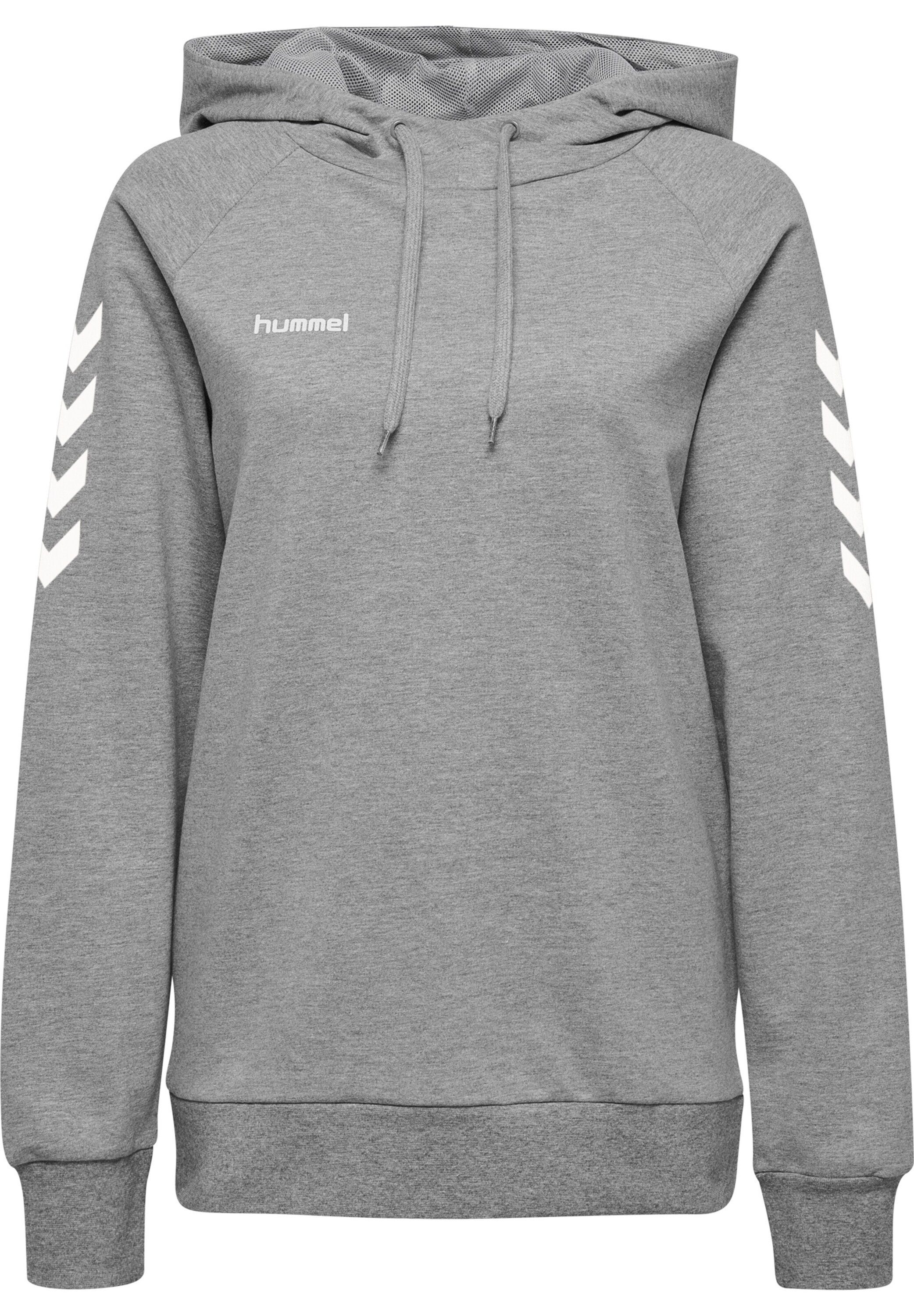 hummel Sweatshirt (1-tlg) Grau Details Plain/ohne