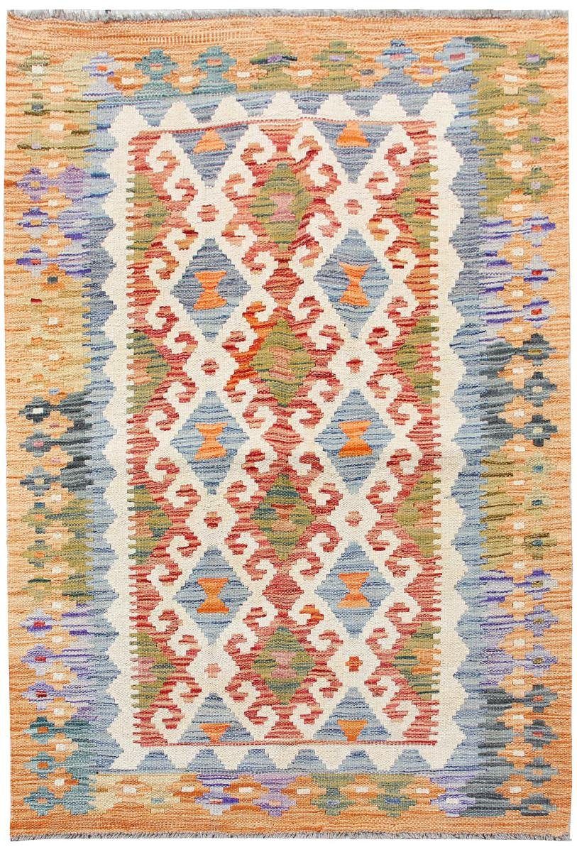 Orientteppich Kelim Afghan 102x150 Handgewebter Orientteppich, Nain Trading, rechteckig, Höhe: 3 mm