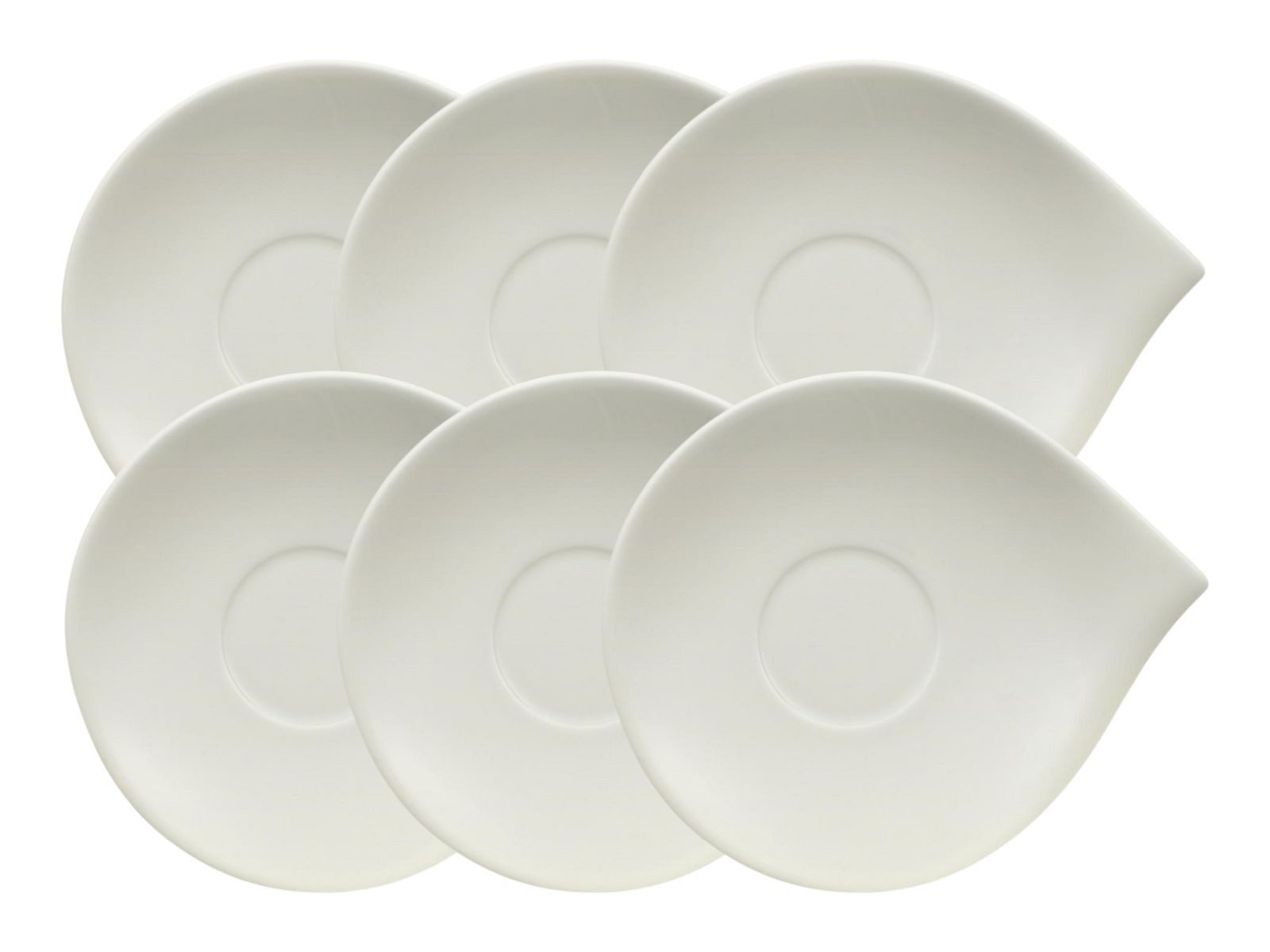 Geschirr-Set Flow Kaffeeuntertasse 18 x 15 cm Set6