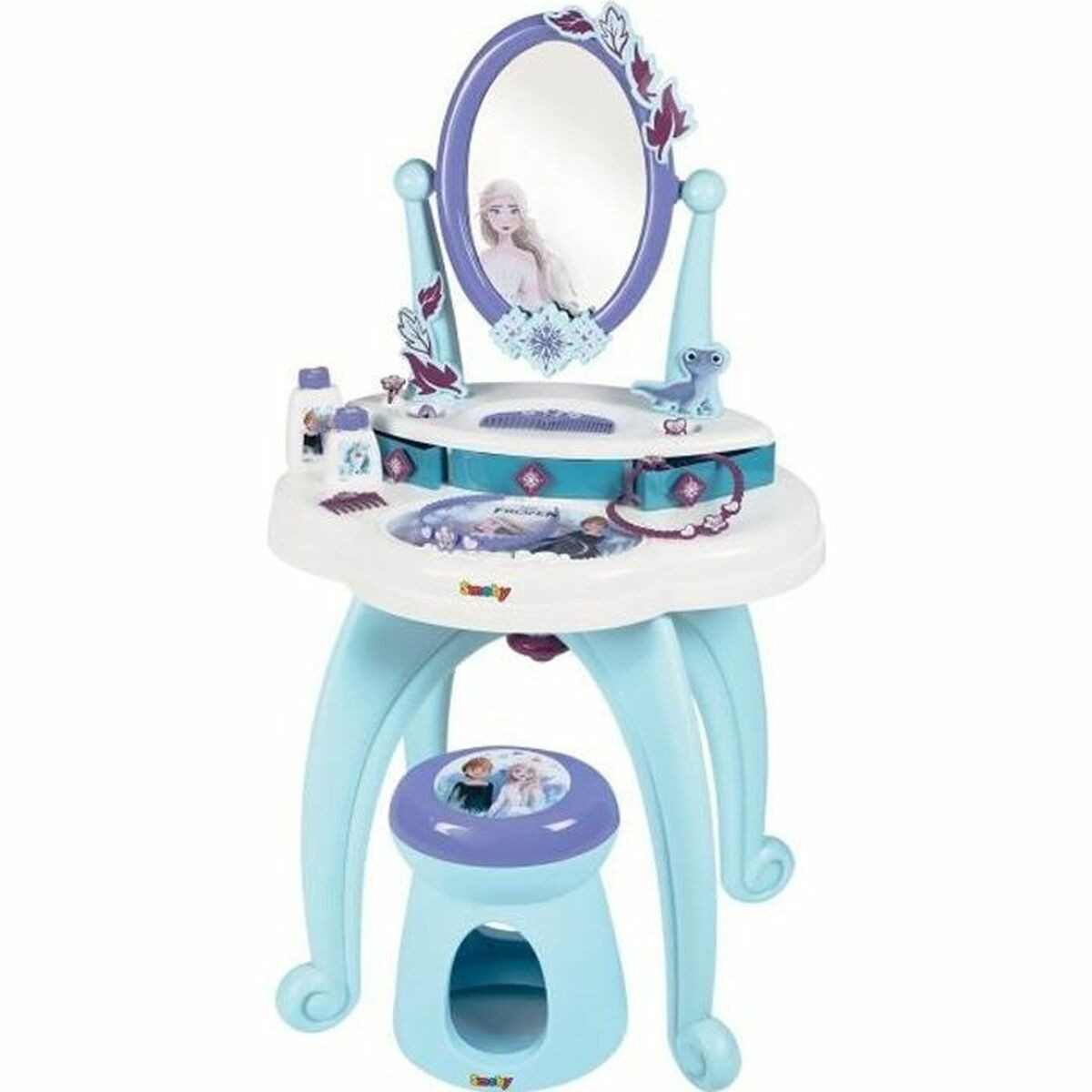 Kulturbeutel Kinder Schminktisch Beautytisch Smoby Frozen Schminktisch mit Sitzbank