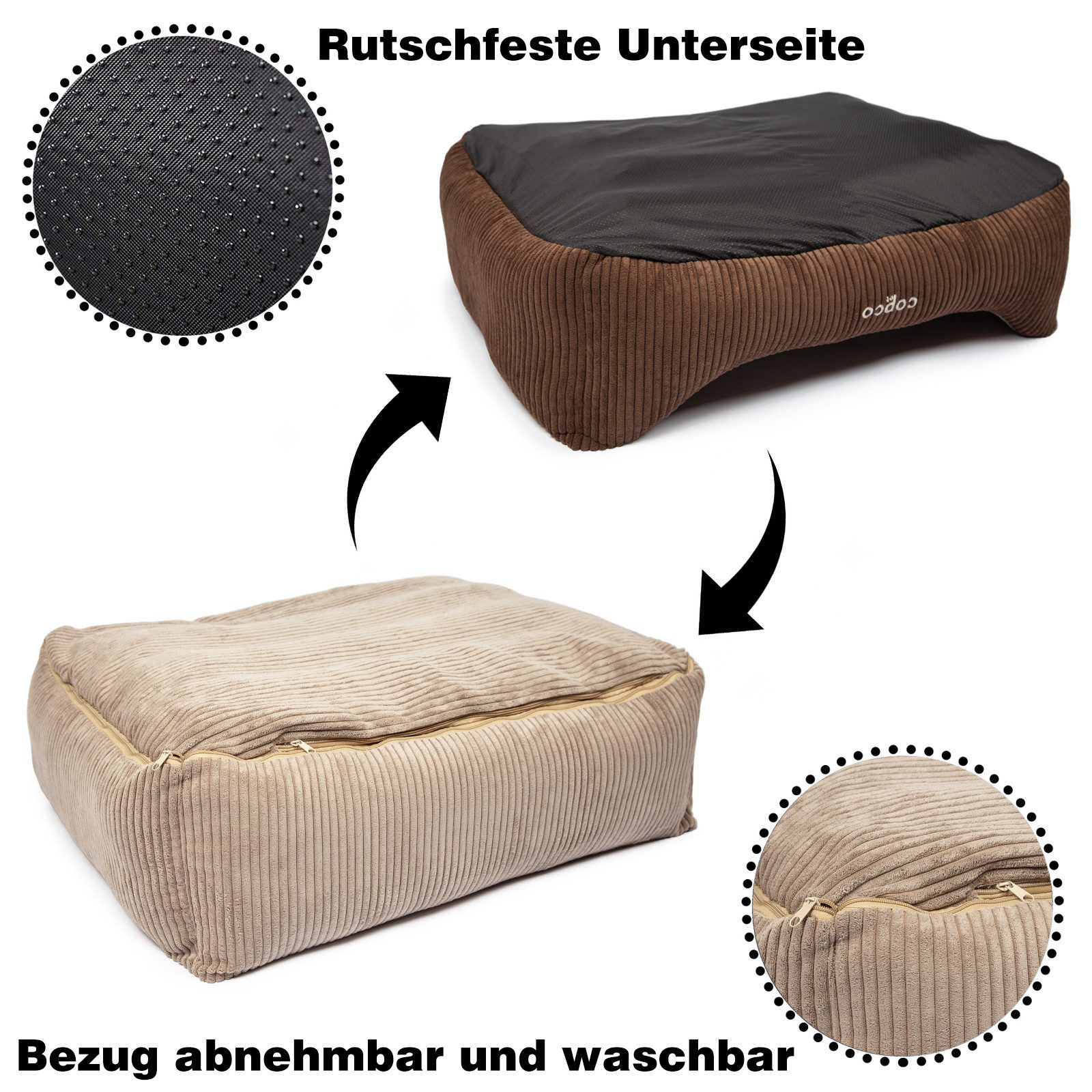 CopcoPet Tierbett Hundebett - Kyra