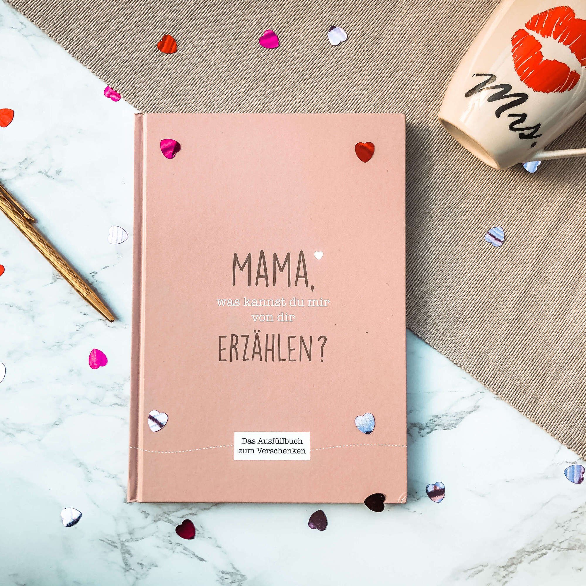 kannst Buch ausfüllen, Notizbuch du Geschenke für Geschenk Mama, CUPCAKES was Muttertagsgeschenk, & KISSES zum Mama erzählen,