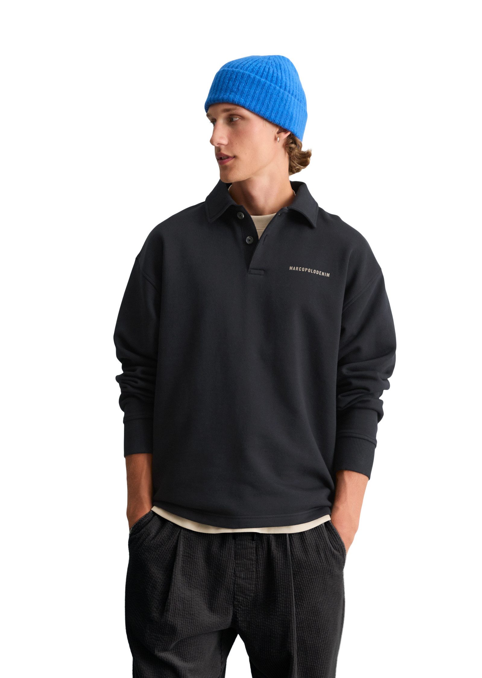 Marc O'Polo DENIM Sweatshirt aus reiner Bio-Baumwolle