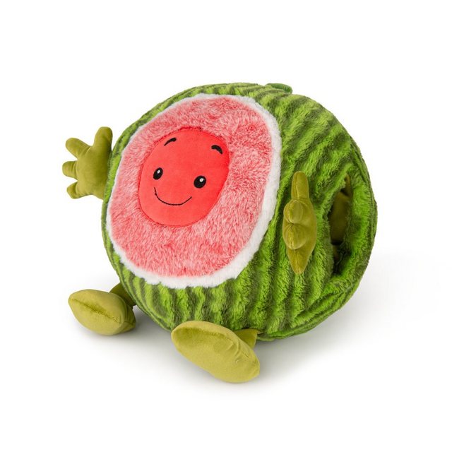 soma Kuscheltier Wassermelone, Handwärmer 35 cm x 35 cm x 35 cm Kuschelwarmies Kus (1-St), Super weicher Plüsch Stofftier Kuscheltier für Kinder zum spielen