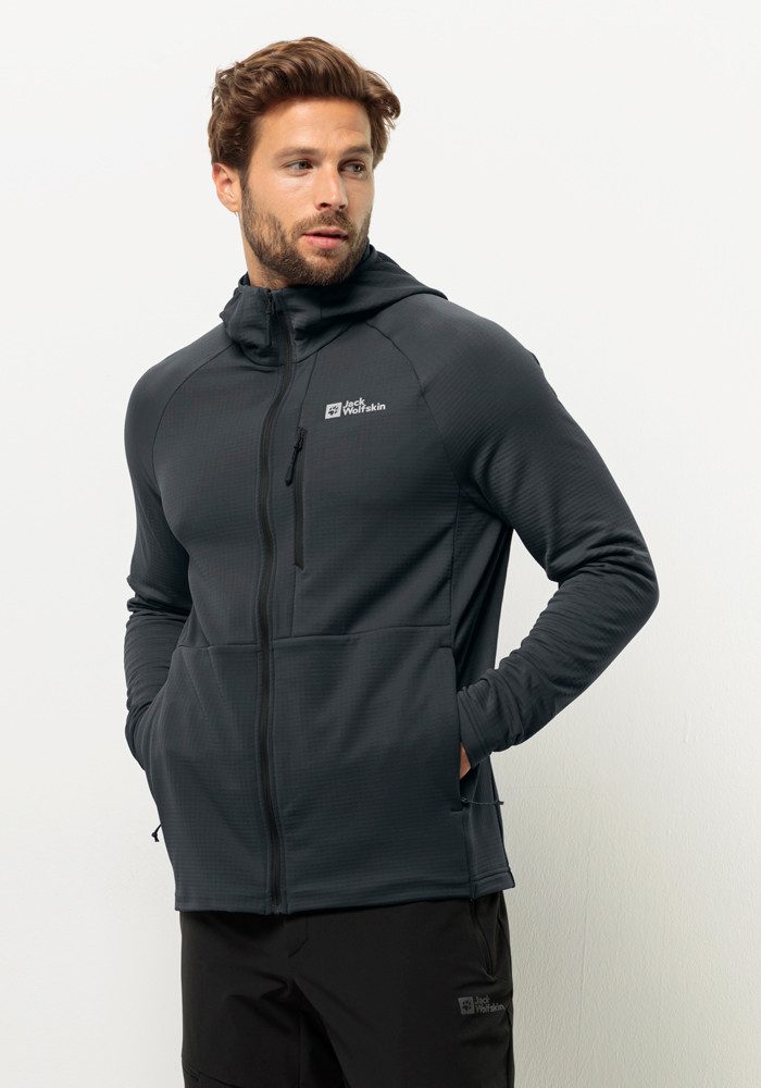 Jack Wolfskin Fleecejacke KOLBENBERG HOODED FZ günstig online kaufen