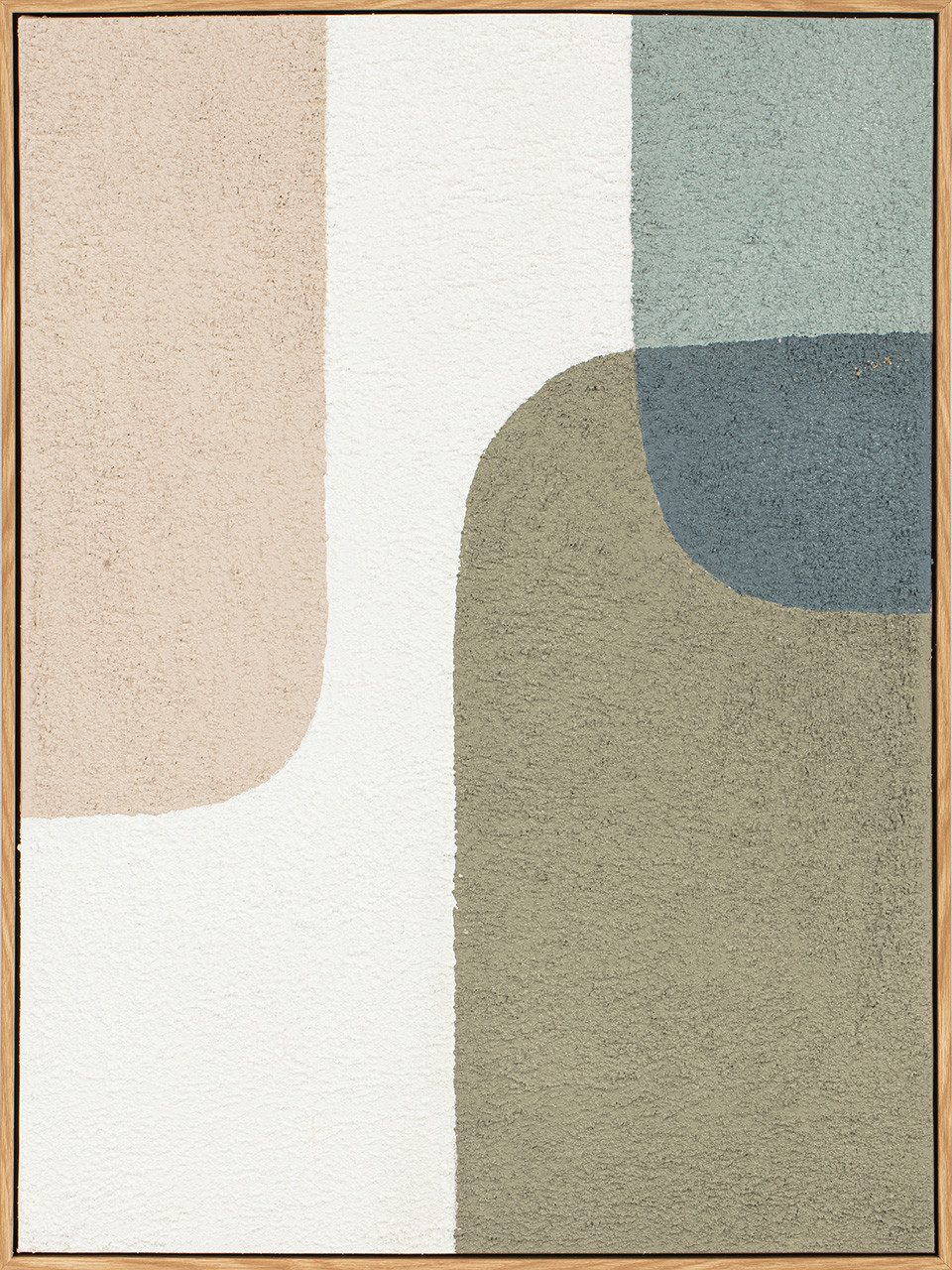 ArtUniverse Gemälde Leinwandbild Bauhaus II 60 x 80 cm, Abstrakt
